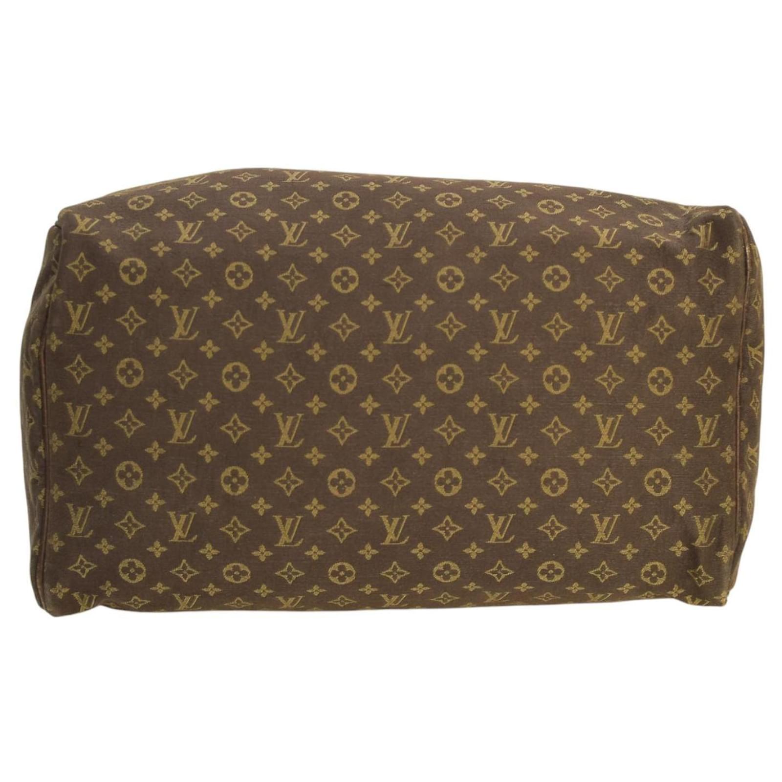 LOUIS VUITTON Speedy 30 Monogram Idylle Mini Lin Satchel Bag