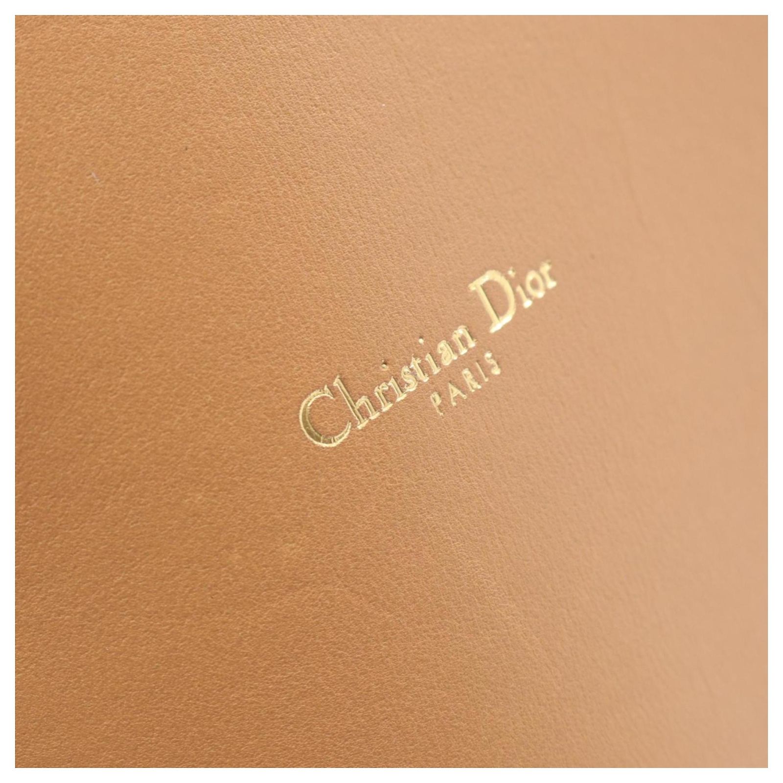 Christian Dior Dior D-Lace Leather Belt Beige ref.2523505  display picture 1