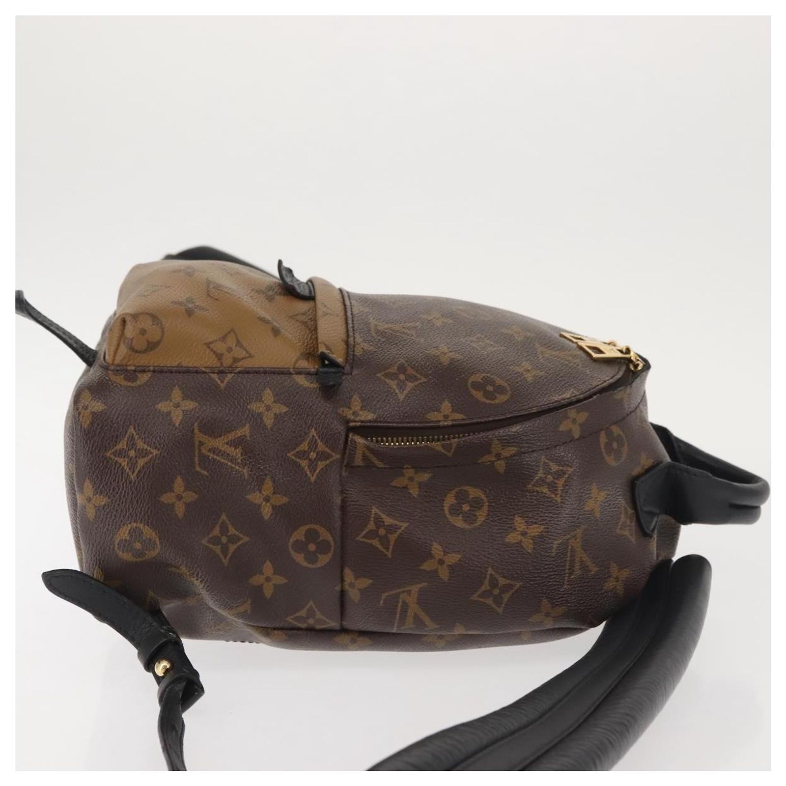 LOUIS VUITTON Monogram Reverse Palm Springs PM Backpack  display picture 2