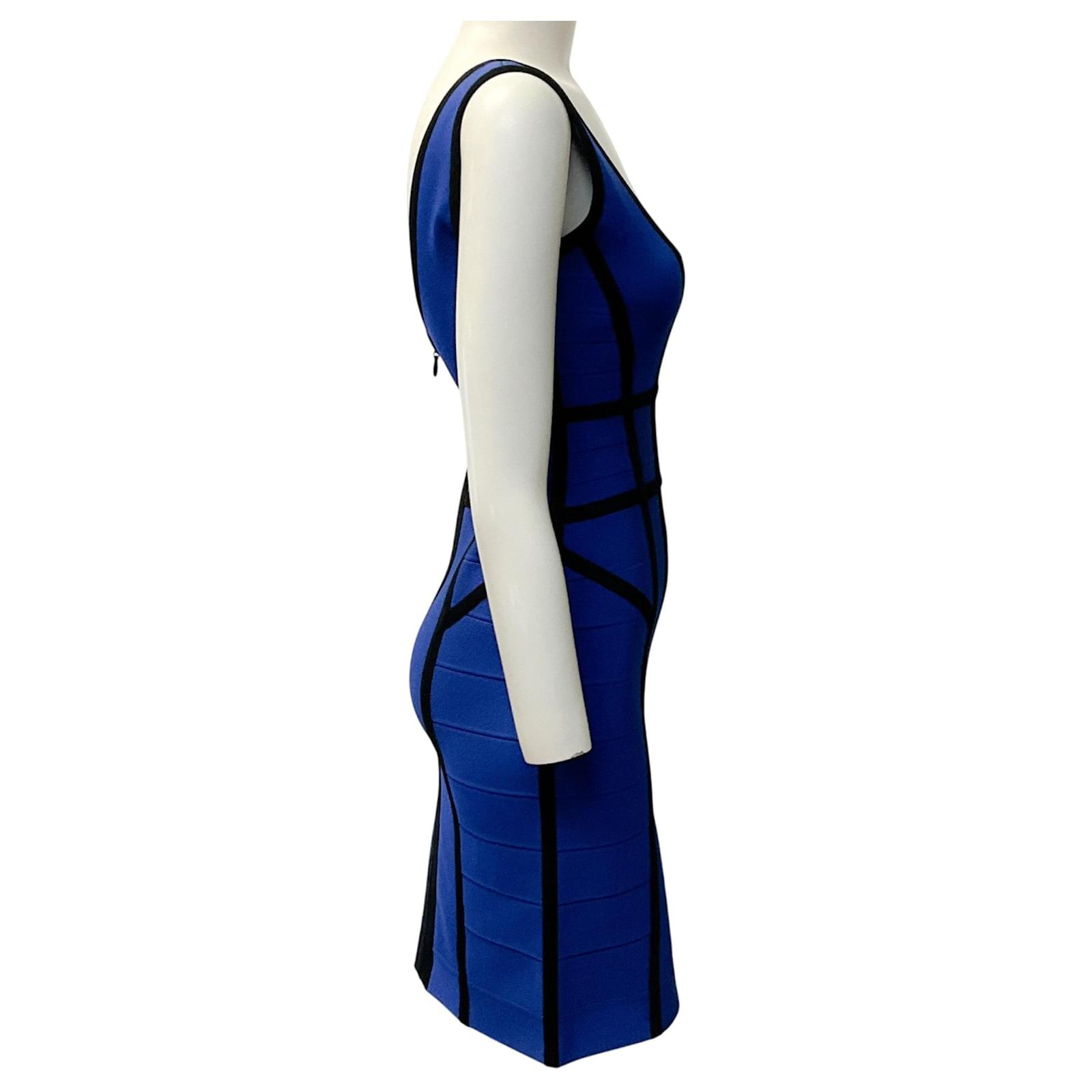 cobalt blue bandage dress Strapless Printed Jacquard Gown with Shawl