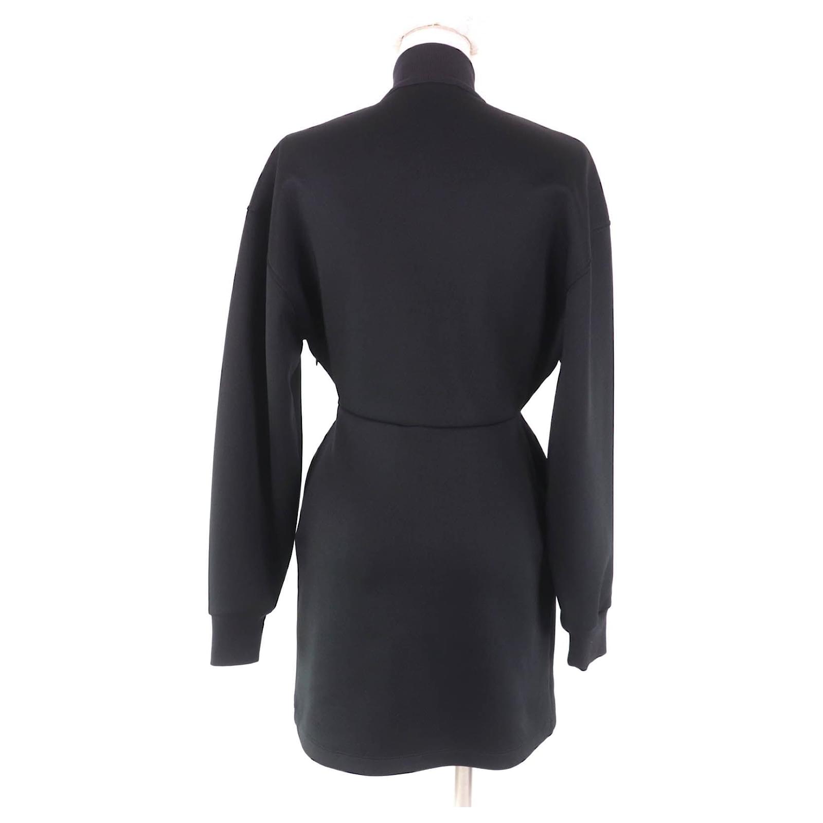 prada jersey dress Prada Jersey Dress, Women, Navy, Size S