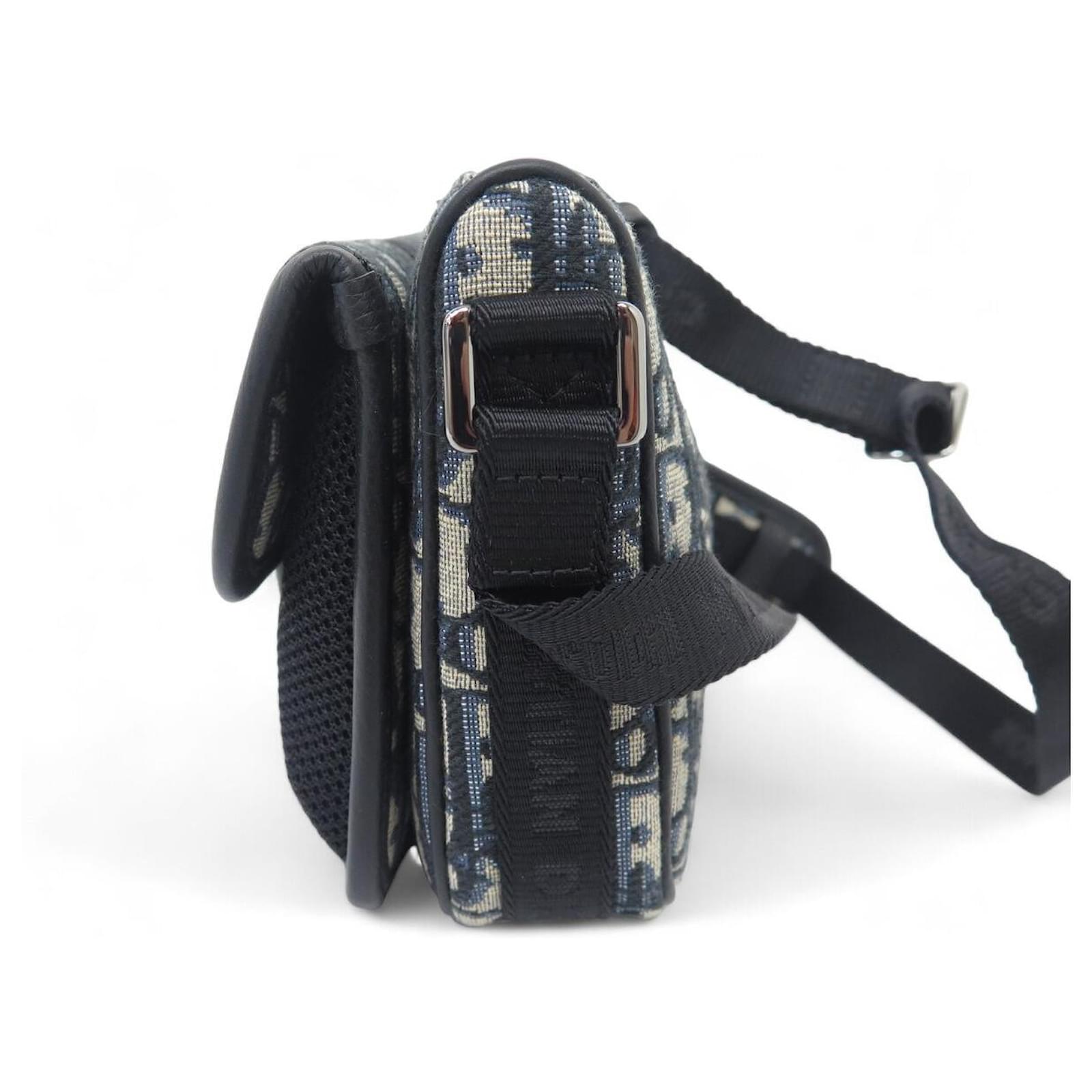 NEW DIOR 8 JACQUARD OBLIQUE MINI CROSSBODY BAG 1EIPO312YKY Navy