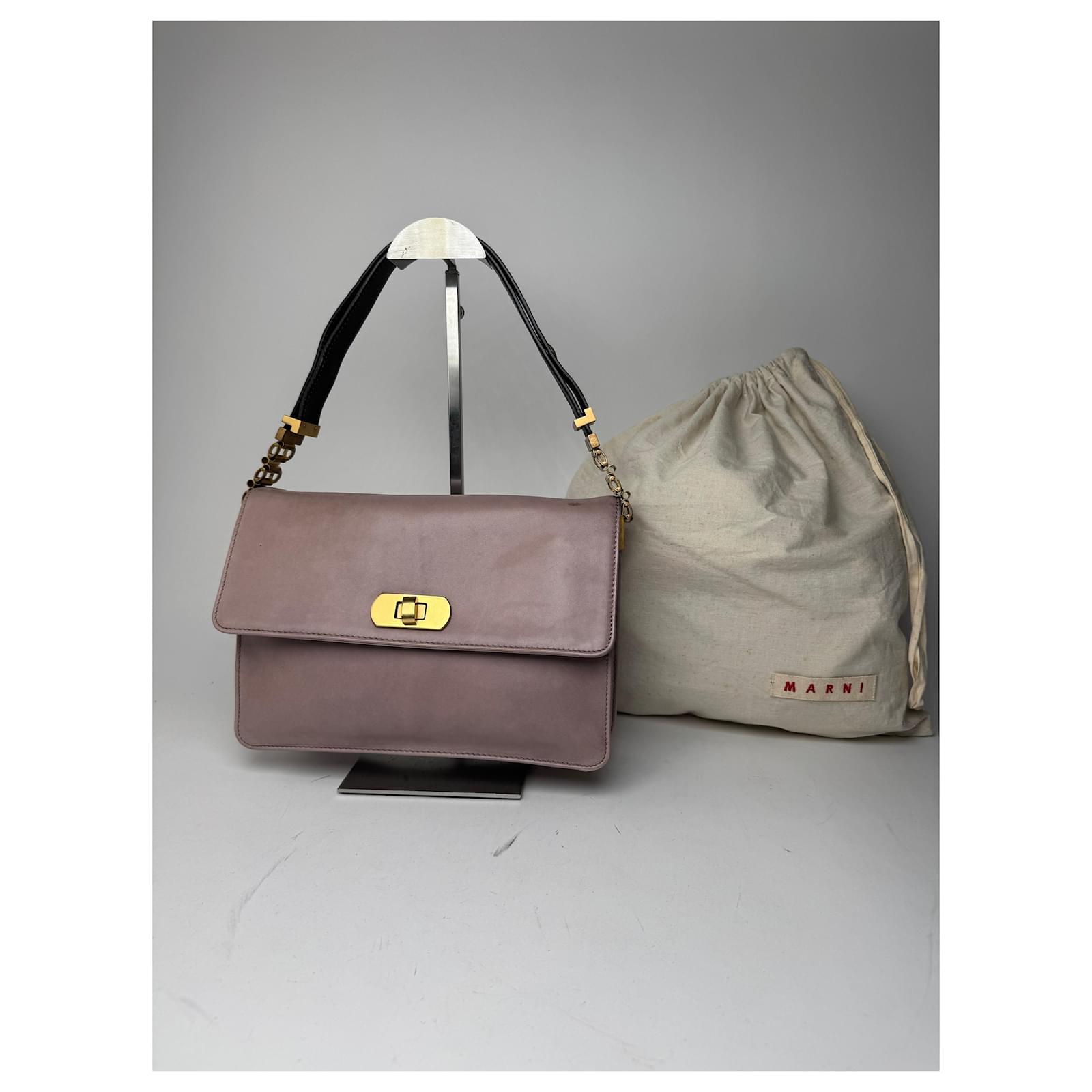Vintage Marni Leather Bag purple ref.2525998 - Joli Closet