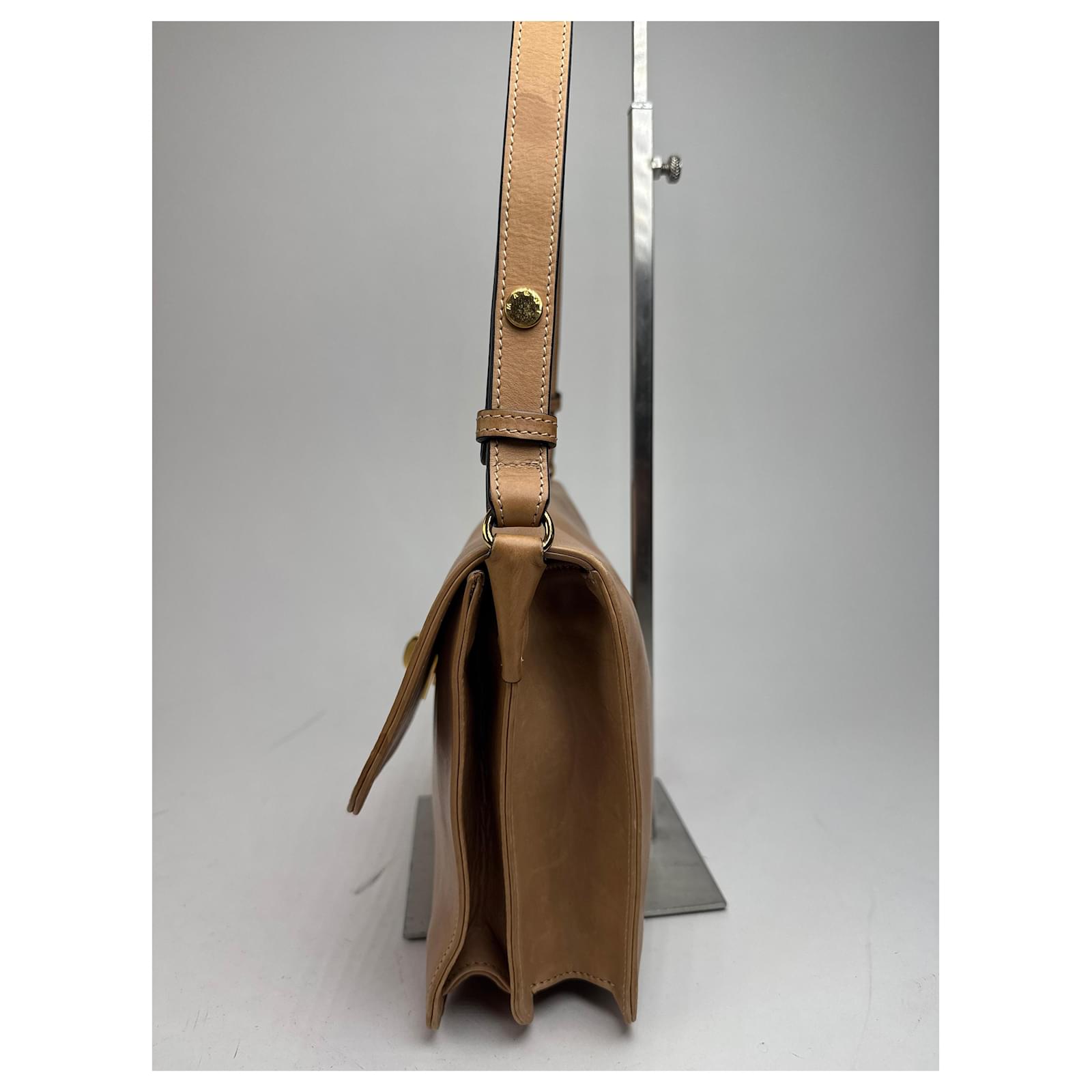 Vintage Marni 2Way Leather Bag Camel ref.2526007 - Joli Closet