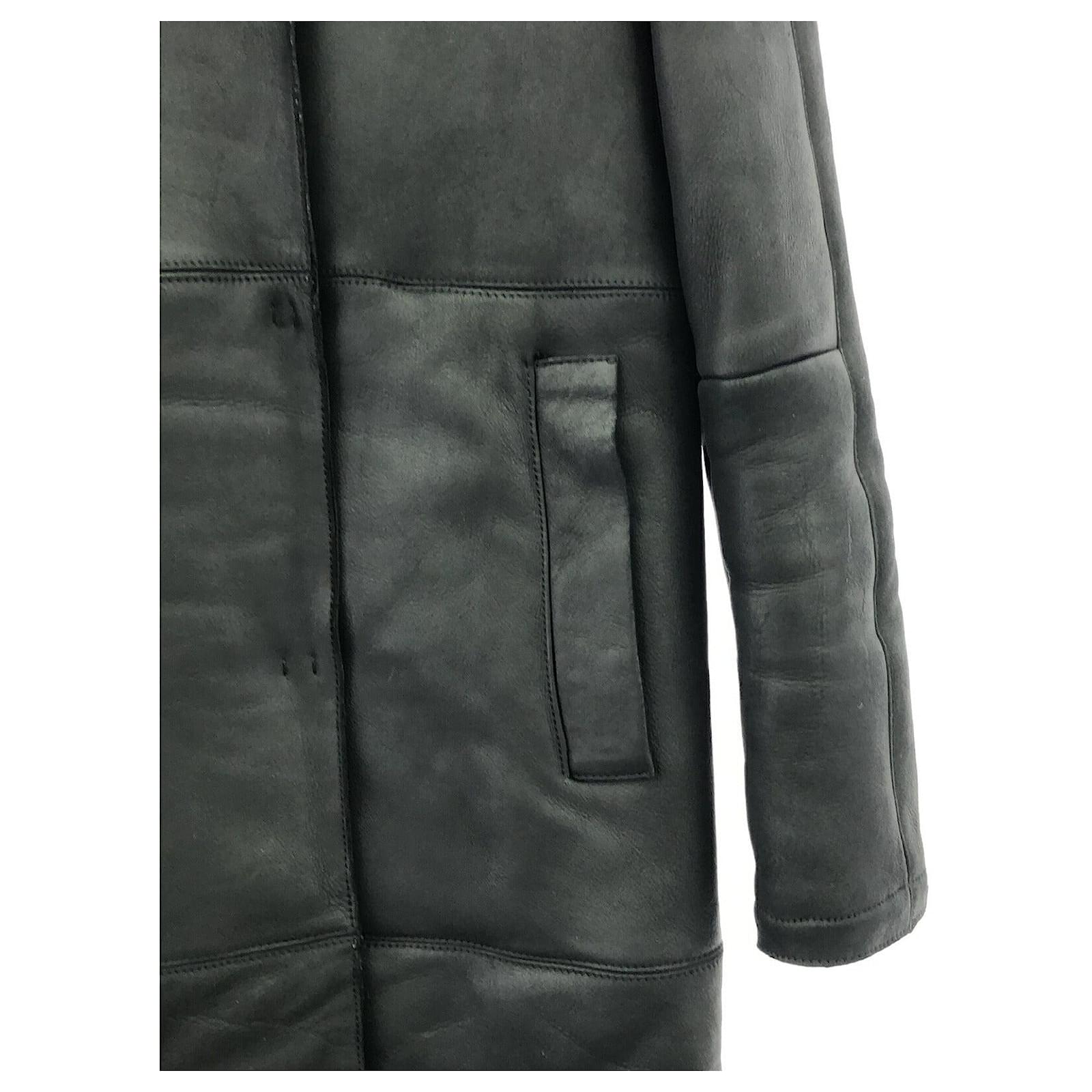 JIL SANDER NAVY ムートン　ラムレザー JIL SANDER NAVY ムートン ラムレザー