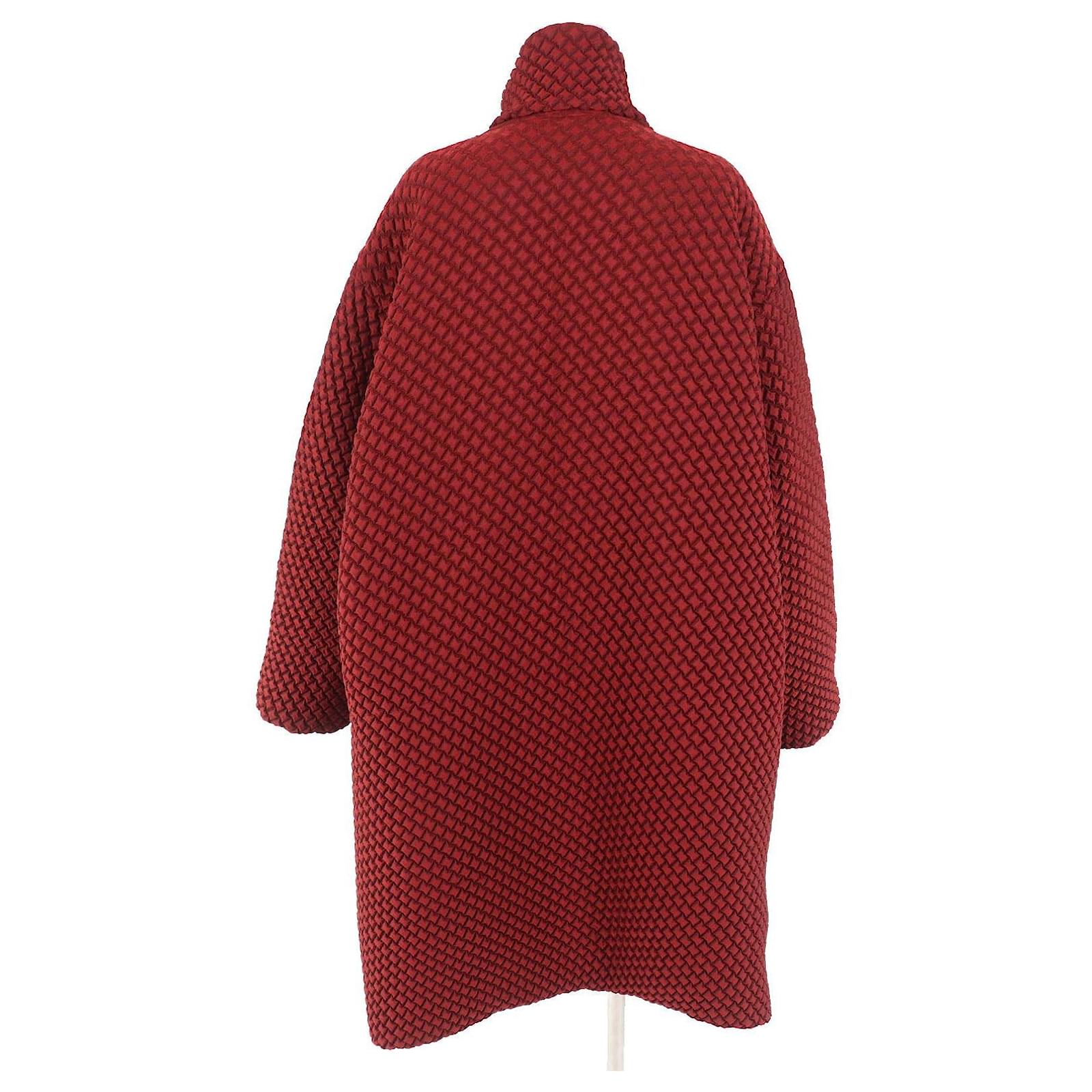 ISSEY MIYAKE 3D Steam Stretch Bubble Coat Coat Brown ref.JC2528632