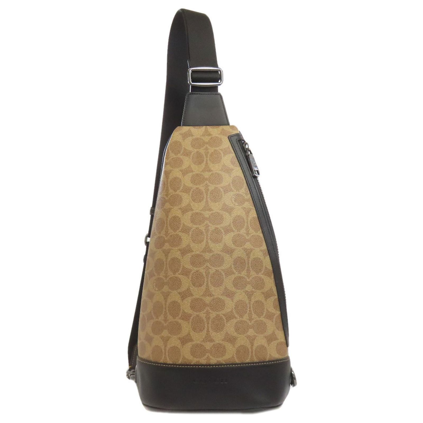 Coach CY801 Dominique Sling Body Bag Brown Plastic ref.2531062 