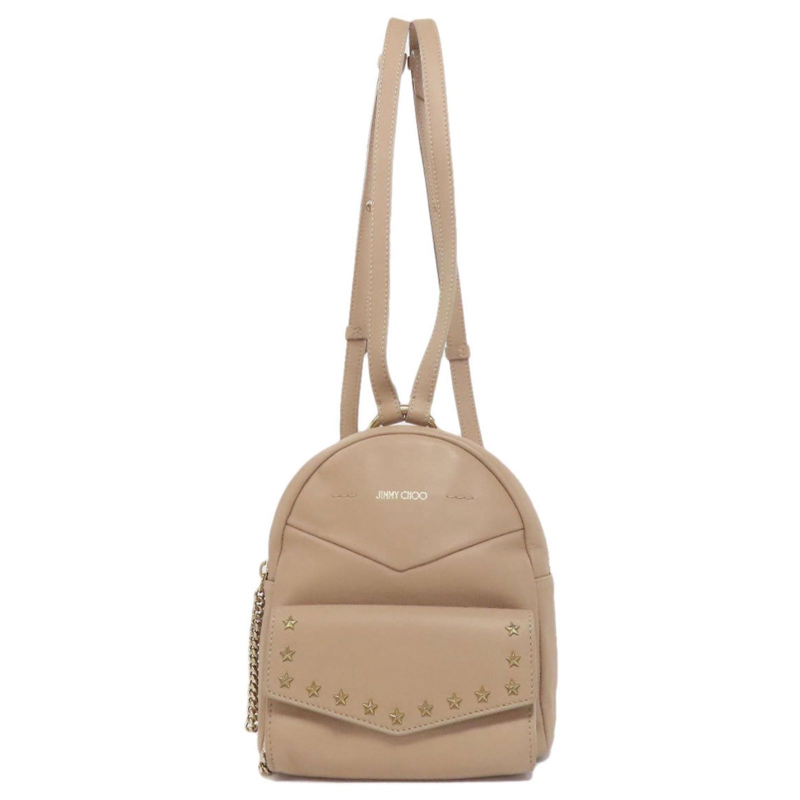 Jimmy Choo Star Motif Leather Backpack (Sold) - Joli Closet display picture 3