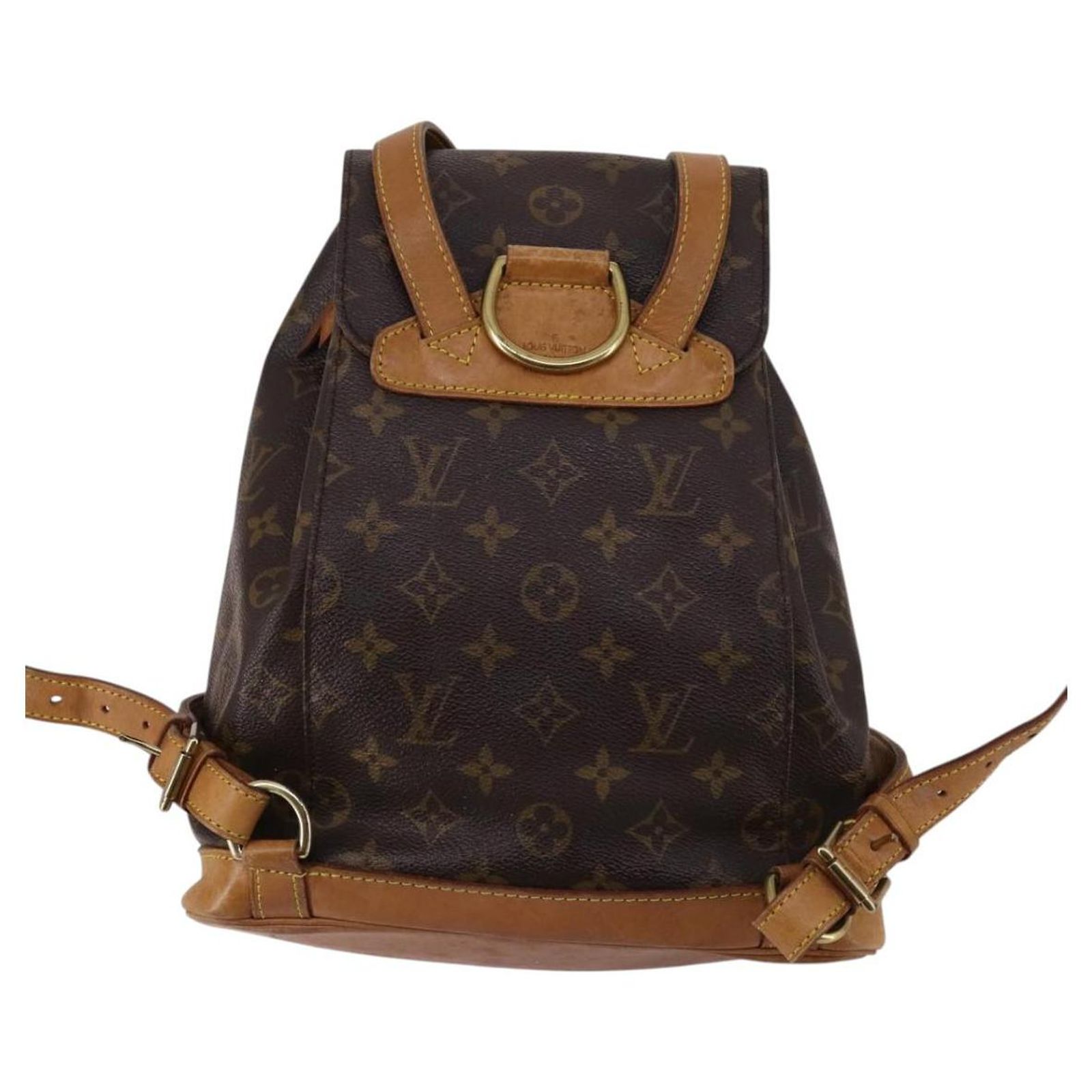 LOUIS VUITTON Monogram Montsouris MM Backpack M51136 LV Auth 