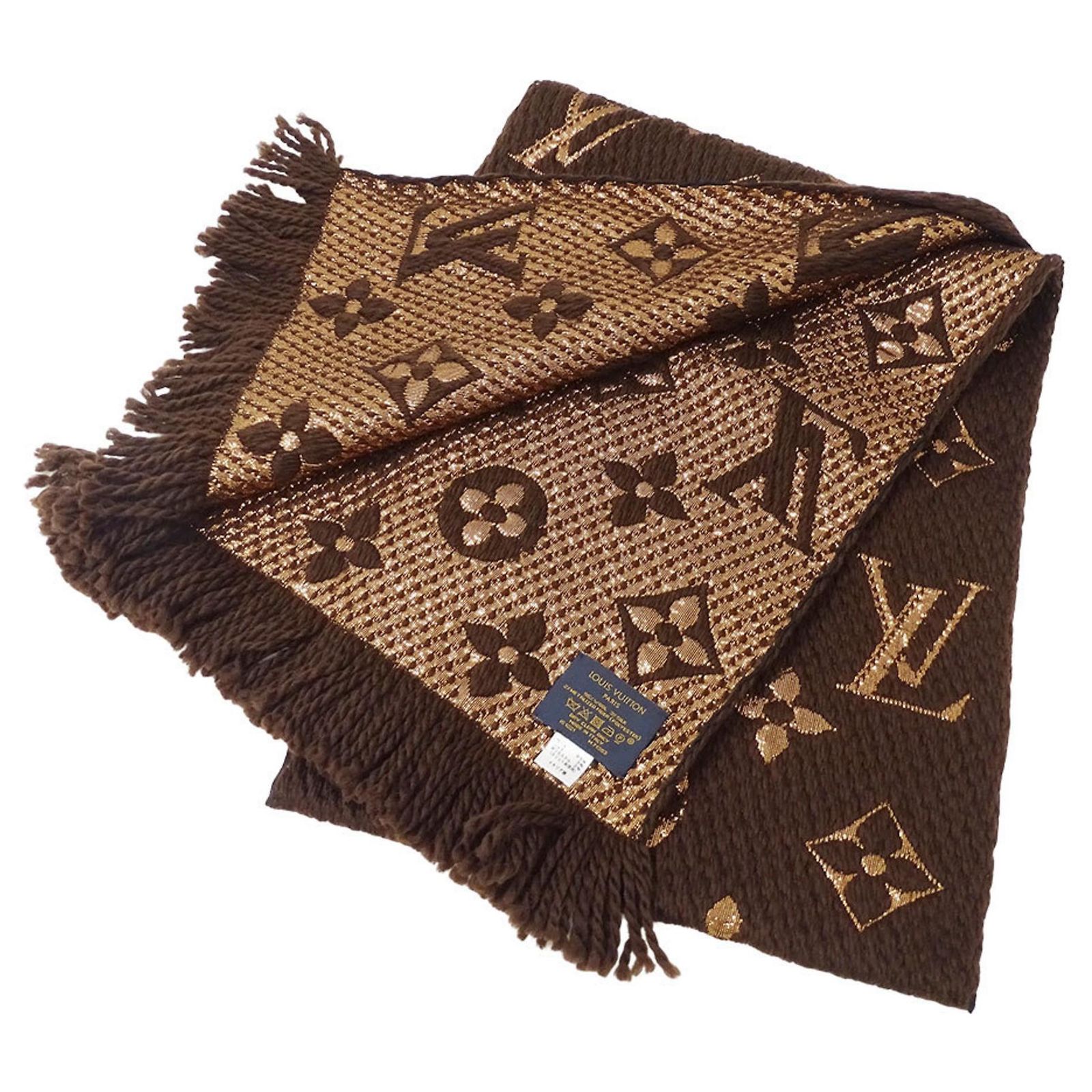 Louis Vuitton Women's Monogram Wool Scarf Brown ref.2533165 (Sold