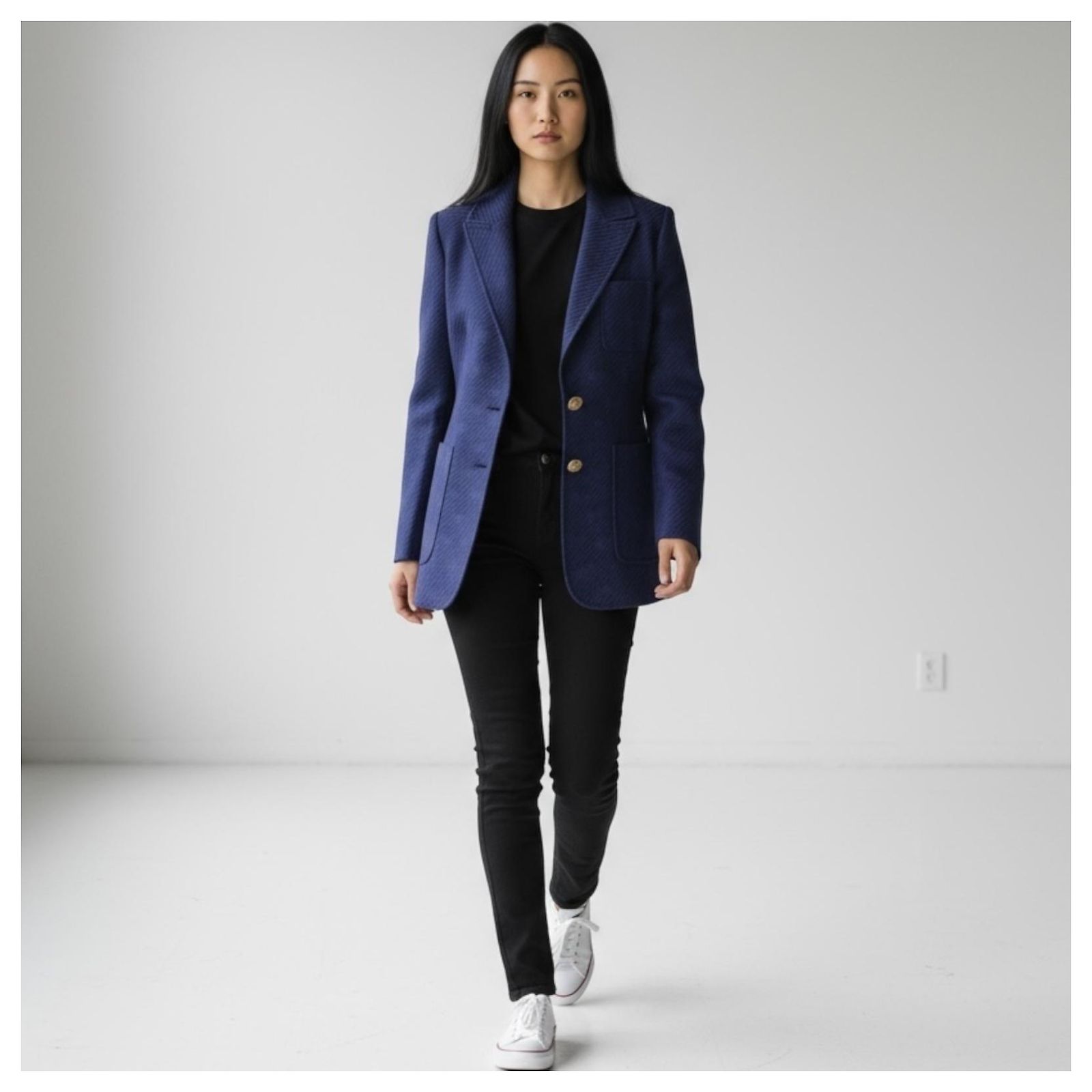 Gucci My Body My Choice Blue Wool Blazer ref.2534265 - Joli Closet