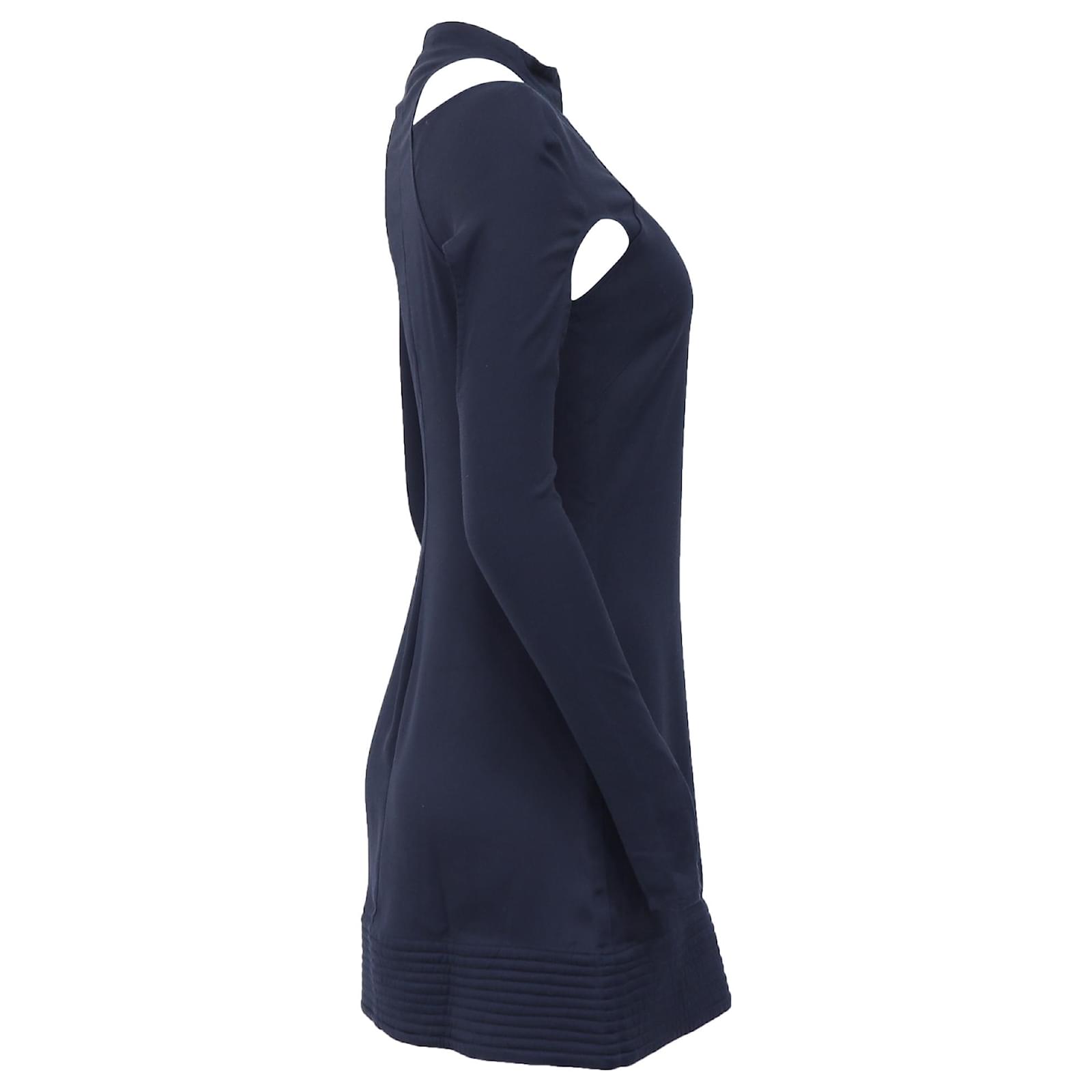 Cult Gaia Luca Cutout Mini Dress n Navy Blue Viscose Cellulose fibre ref.2534773 - Joli Closet Cult Gaia Luca Cutout Mini Dress n Navy Blue Viscose Cellulose fibre ref.2534773 - Joli Closet