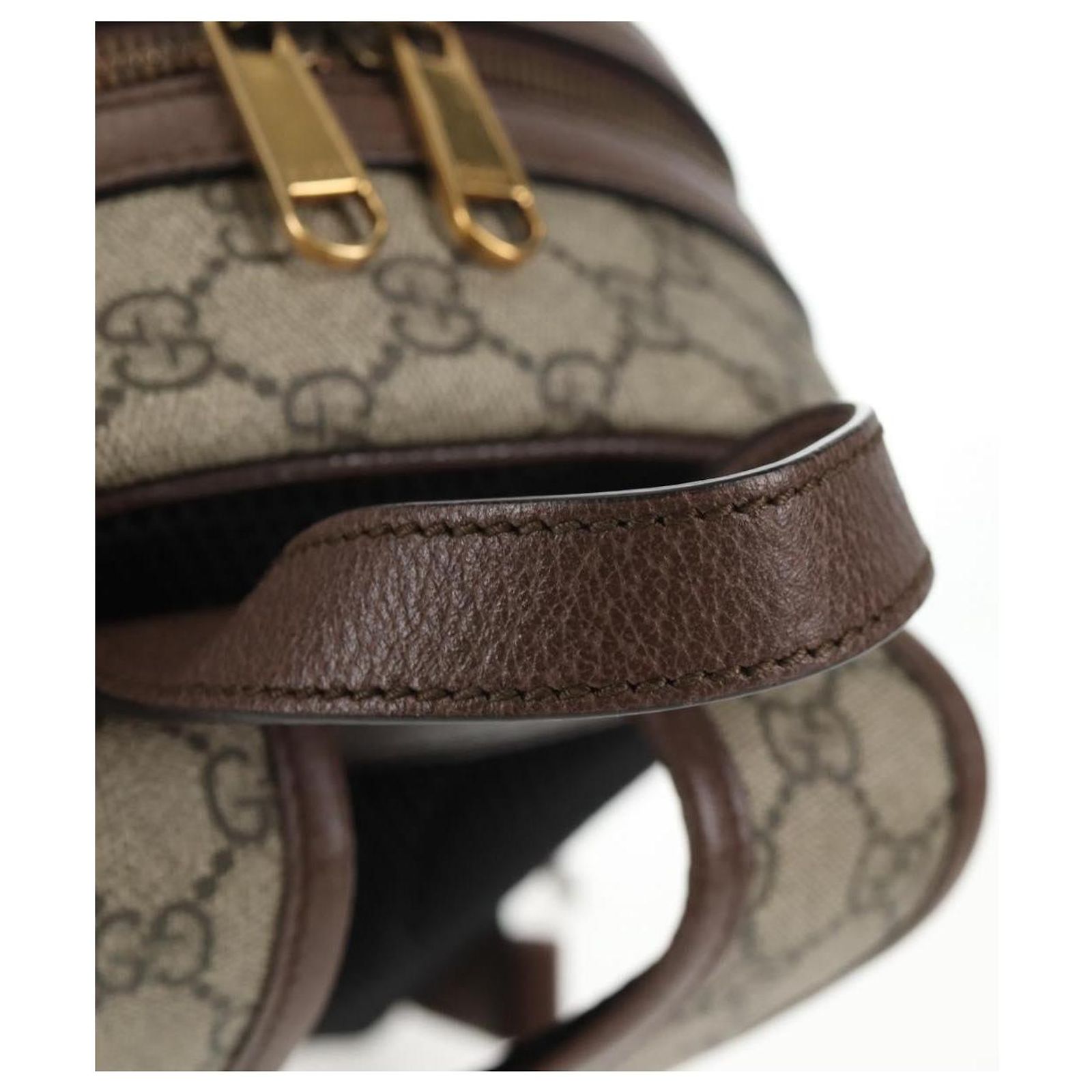 GUCCI GG Supreme Disney Collaboration Backpack PVC Beige  display picture 2