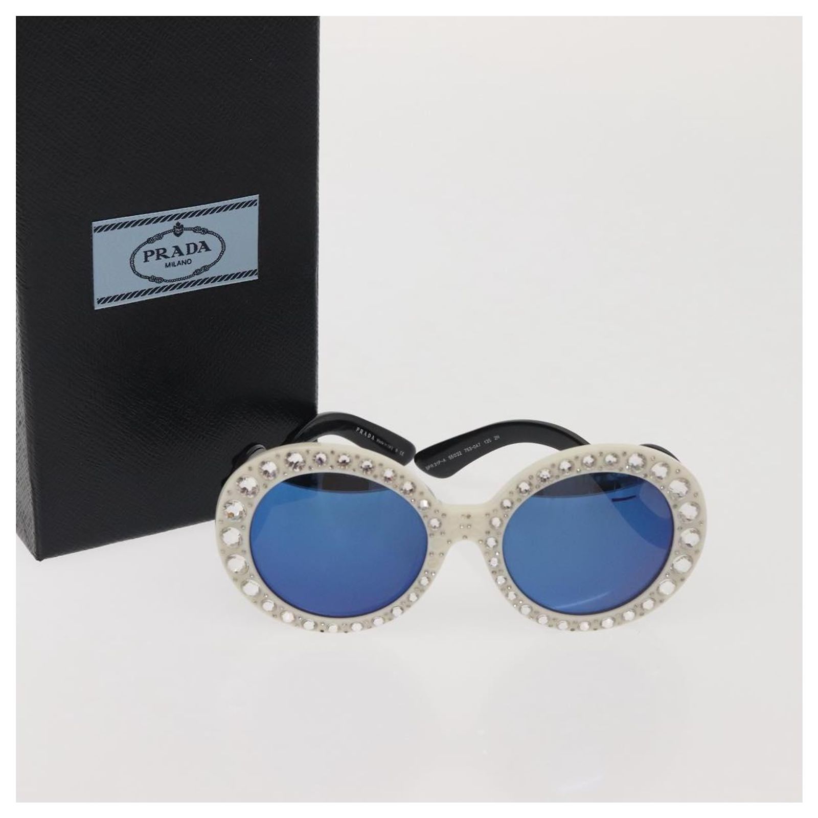 PRADA Sunglasses plastic White Auth am9092 PRADA Sunglasses plastic White Auth am9092 ref.2537183  main image 4