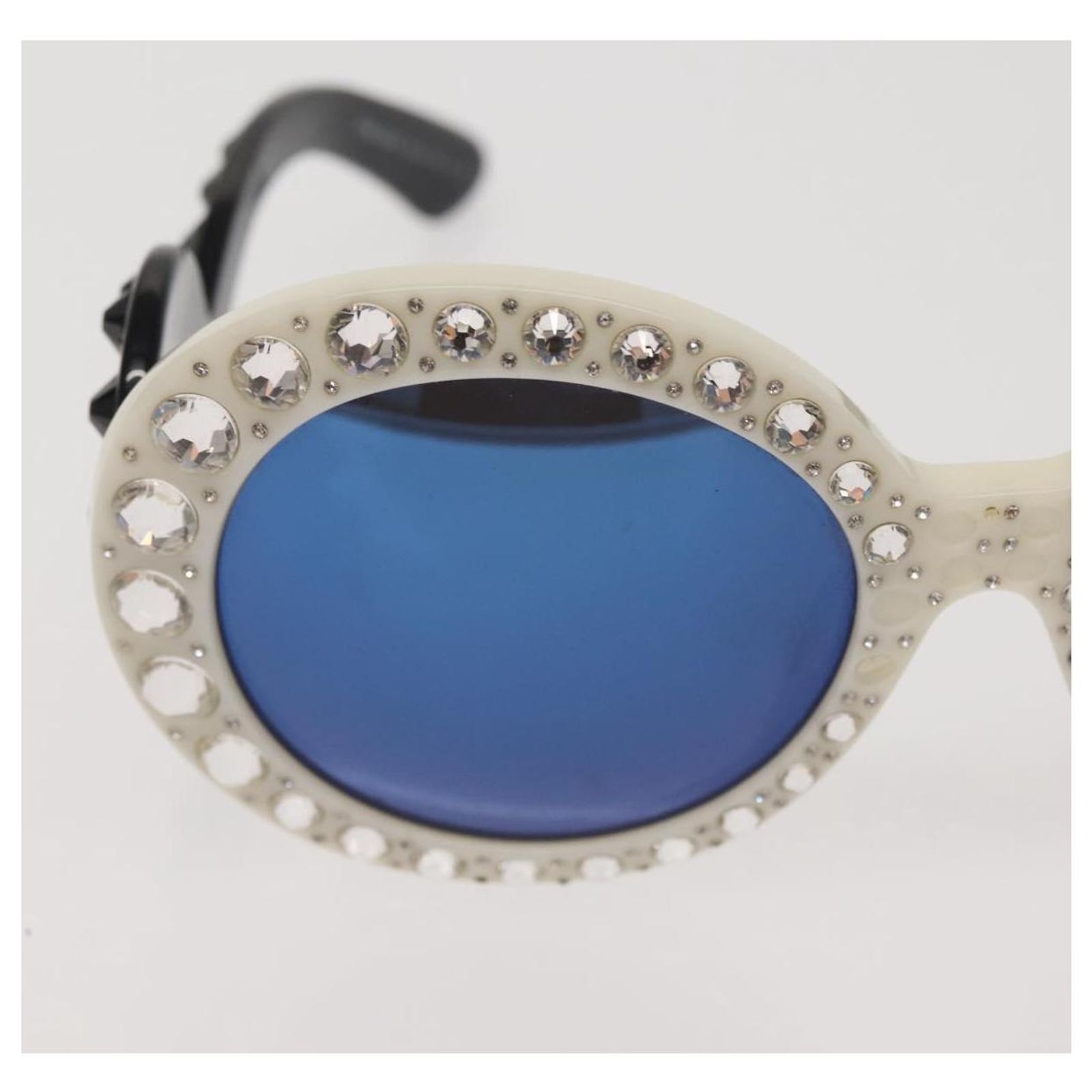 PRADA Sunglasses plastic White Auth am9092 PRADA Sunglasses plastic White Auth am9092 ref.2537183  main image 3