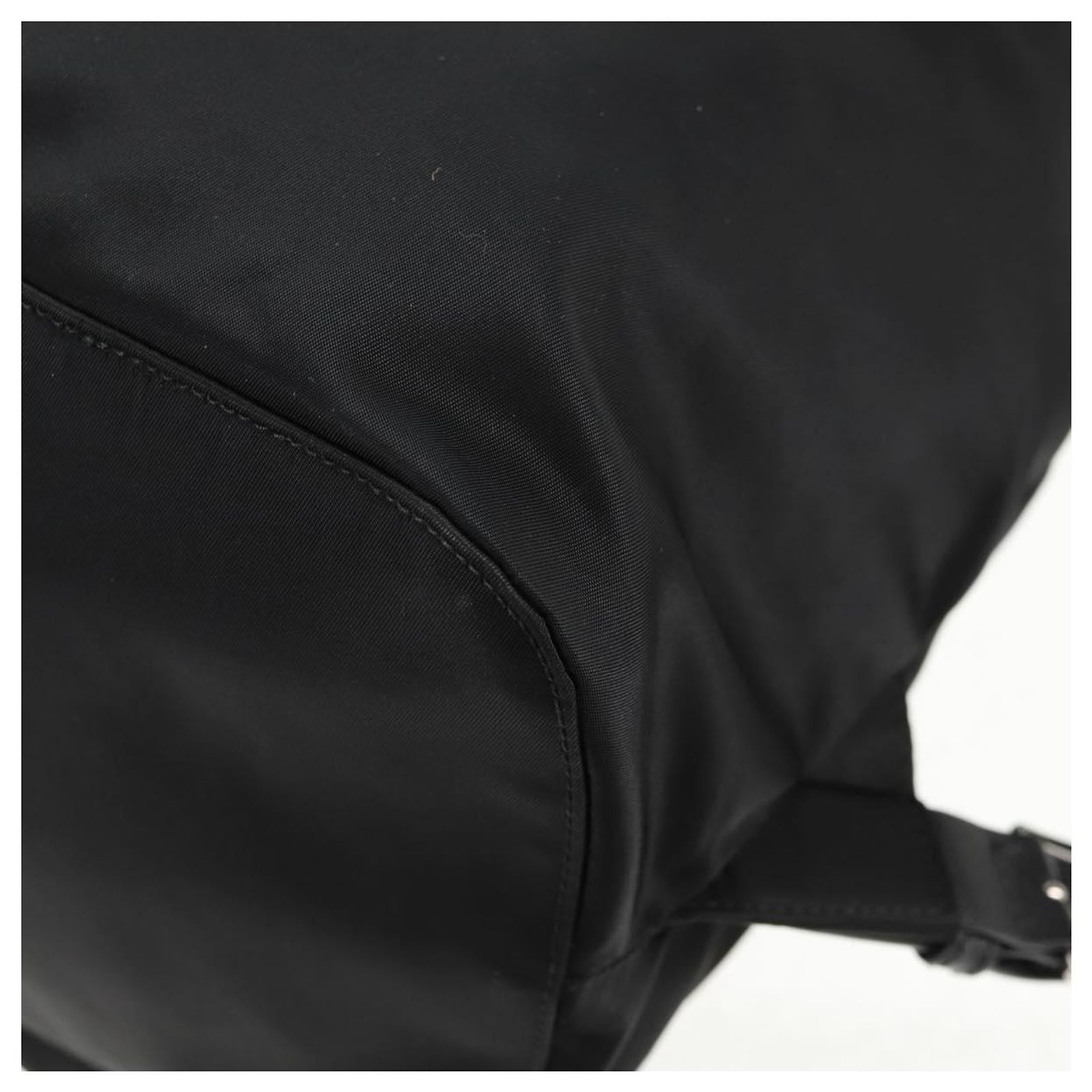 PRADA Sequin Backpack Nylon Black Silver Auth 141151M PRADA Sequin Backpack Nylon Black Silver Auth 141151M | eBay main image 2