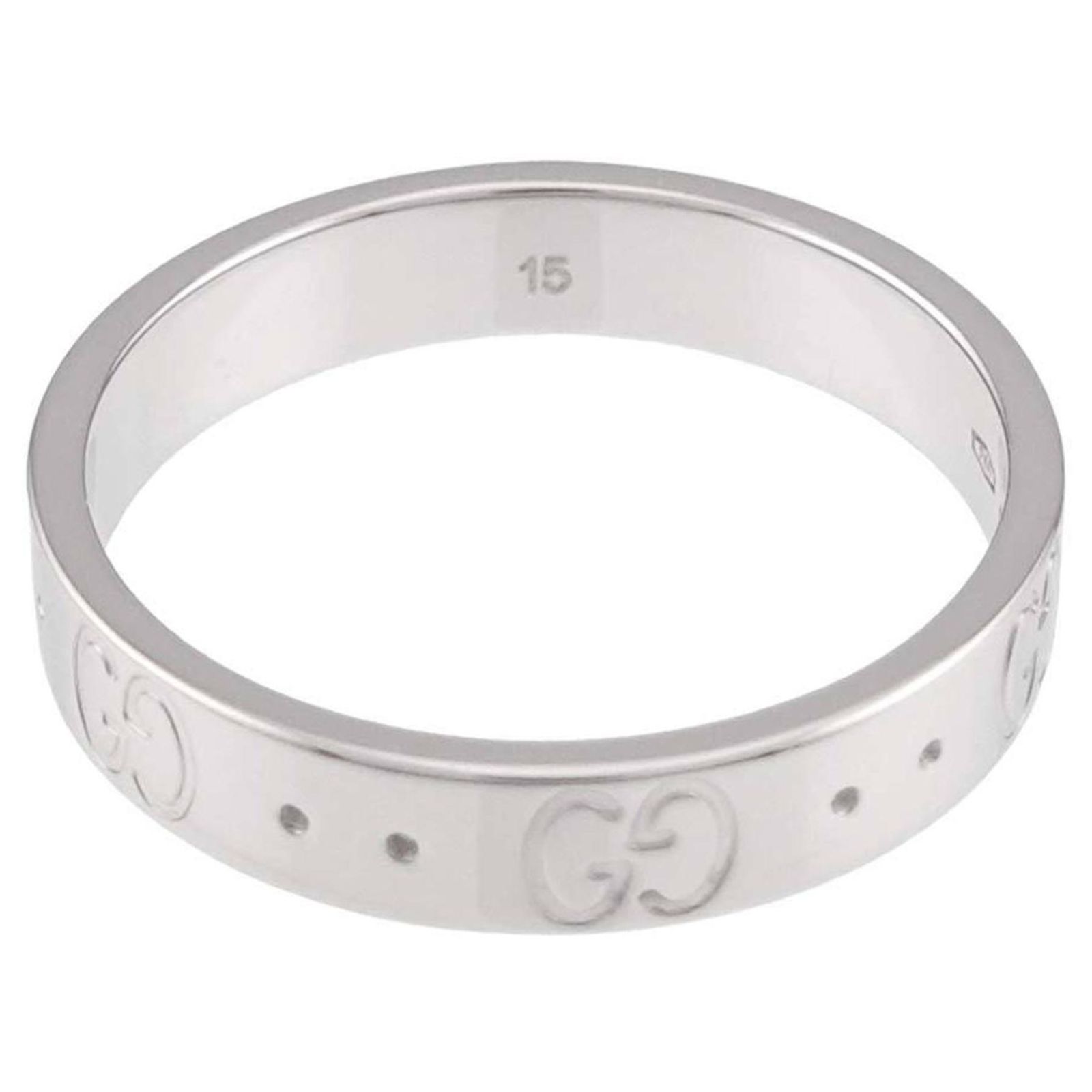 Anello Gucci Icon #15 in oro bianco 18K ref.JC2540517 (Venduto 