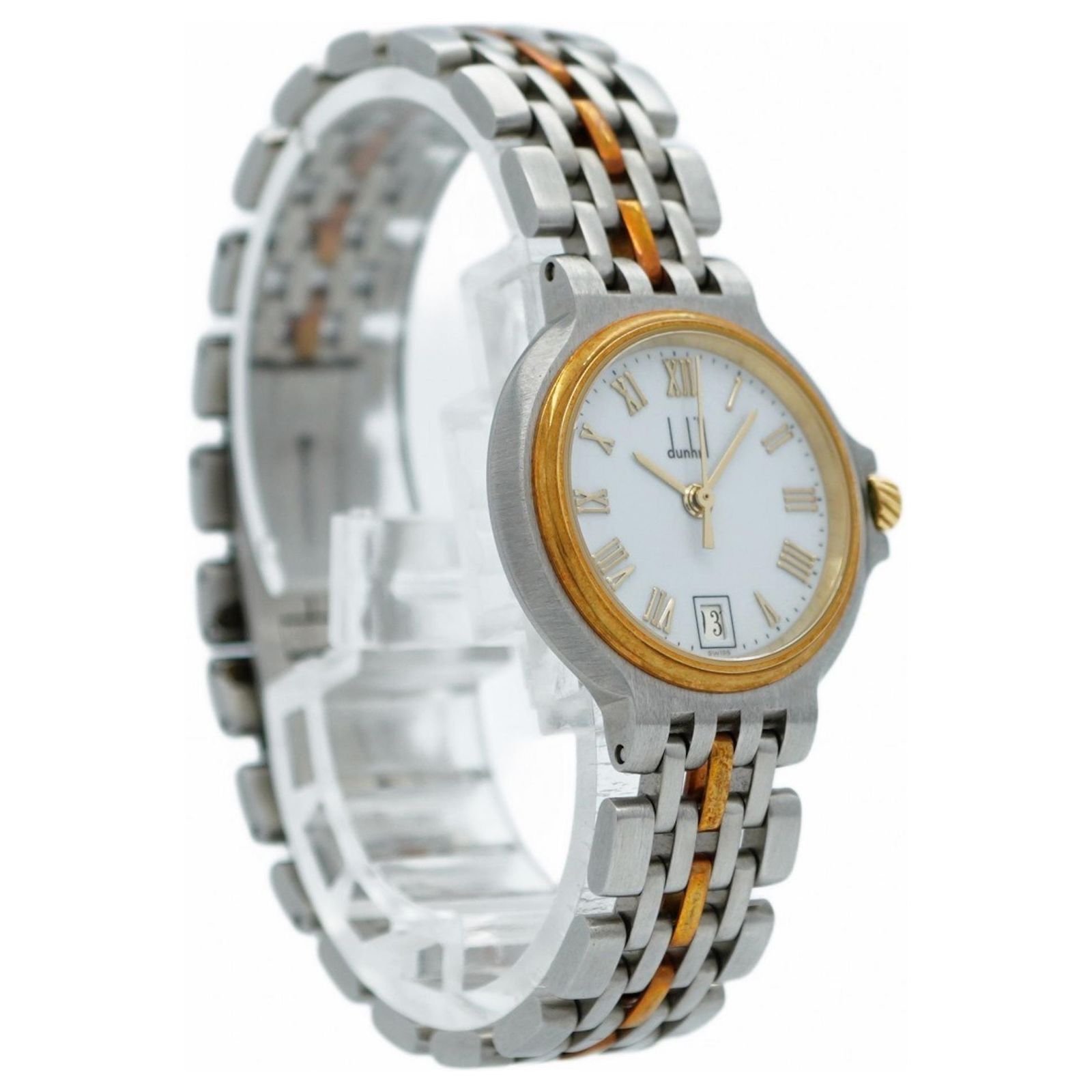 Dunhill Women\'s Quartz Watch with White Dial and Stainless Steel Plated Dunhill Women main image 2