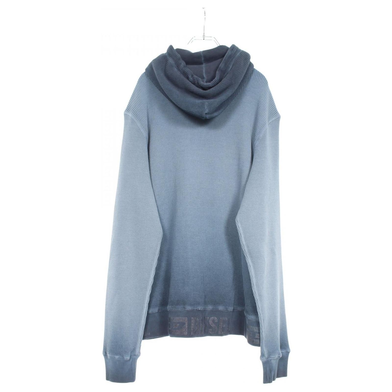 Autre Marque Diesel S-GINAFY-HOOD-ZIP Cotton Hoodie Blue ref 