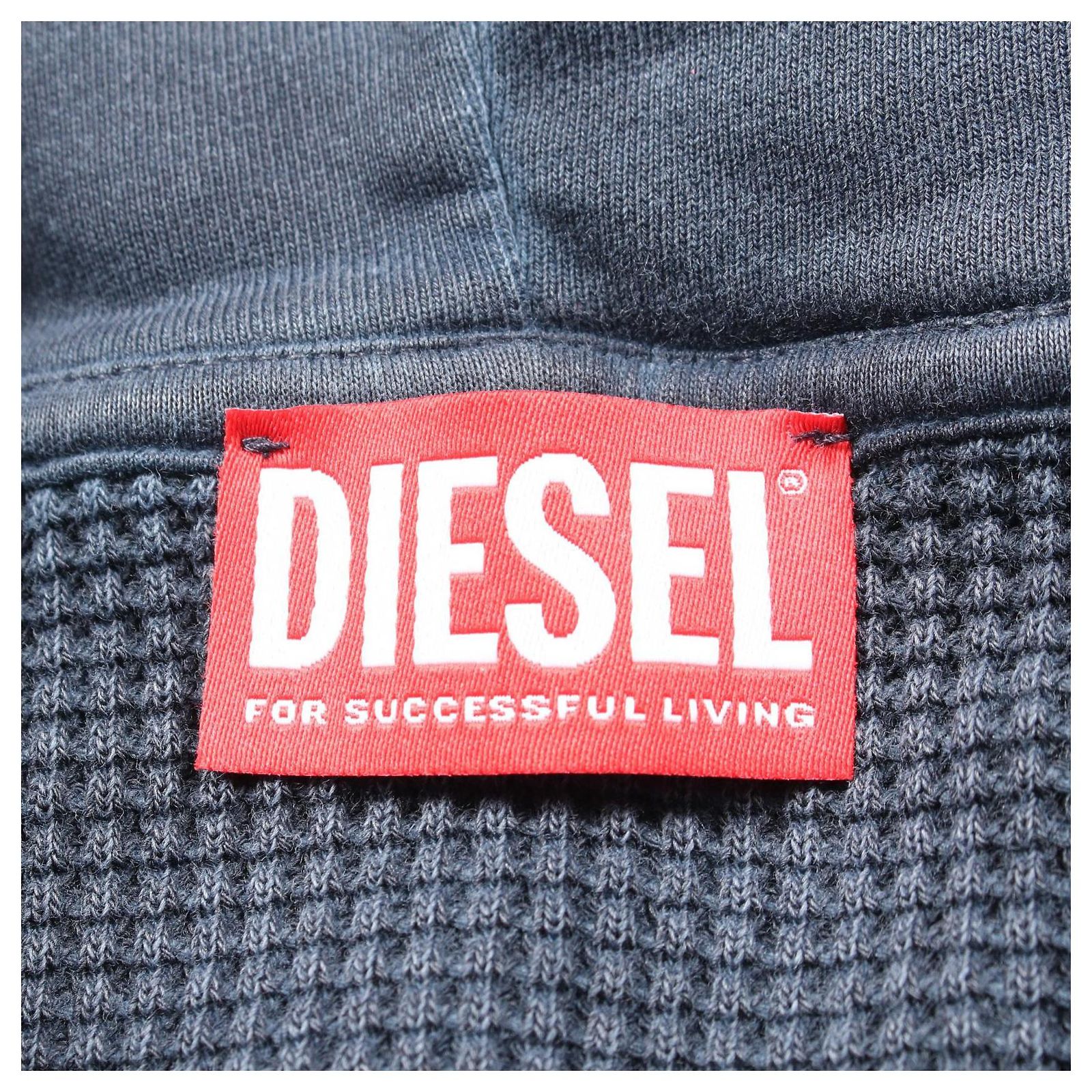 Autre Marque Diesel S-GINAFY-HOOD-ZIP Cotton Hoodie Blue ref 