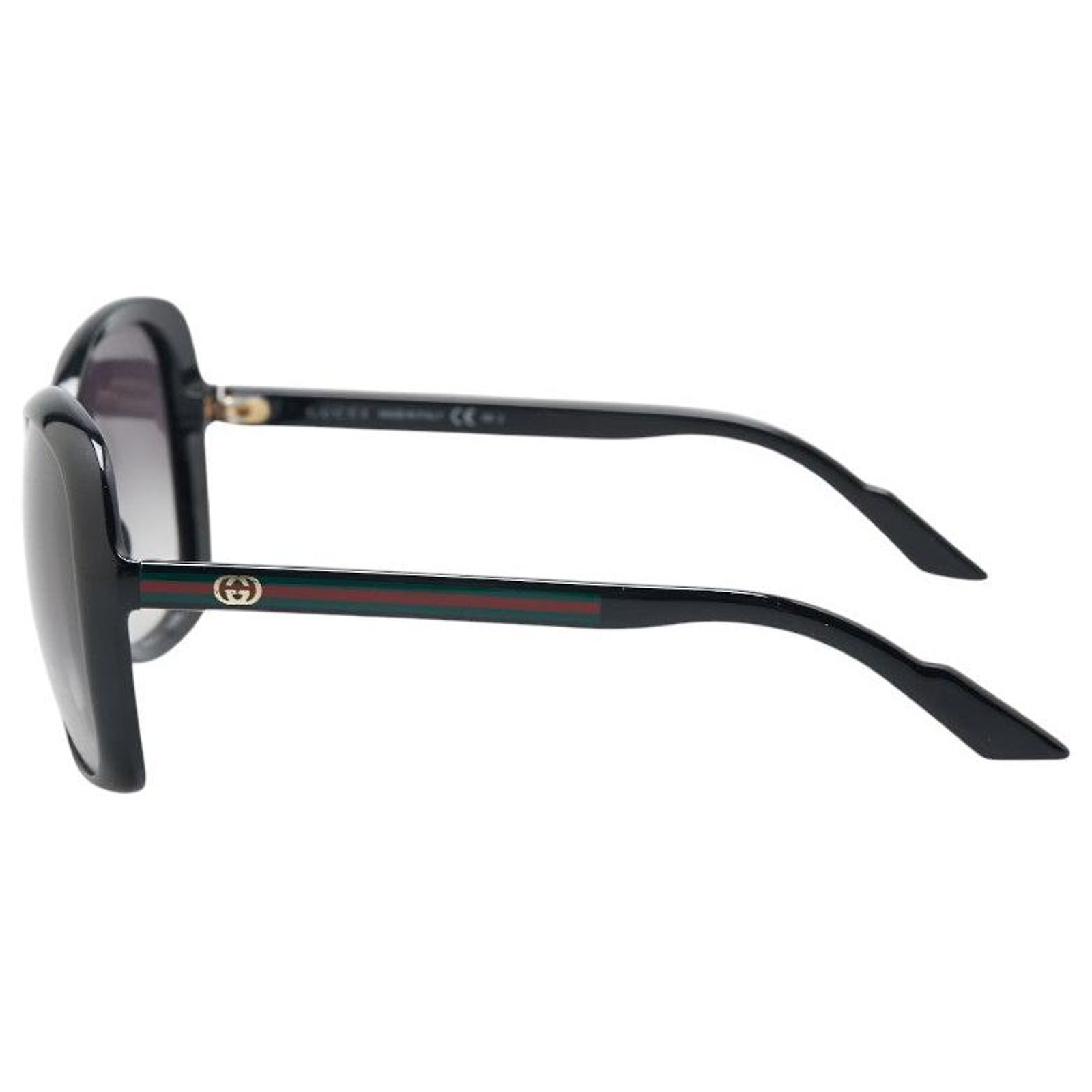 Gucci Interlocking G Sheline Sunglasses Black Plastic ref  display picture 3