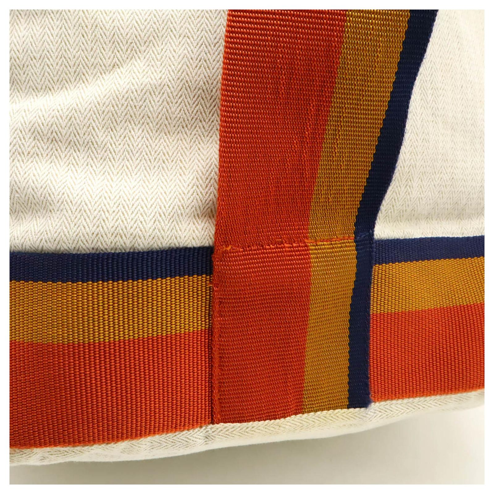 Hermès Hermes Cavalier Shoulder Bag Orange Yellow Navy blue Cloth 