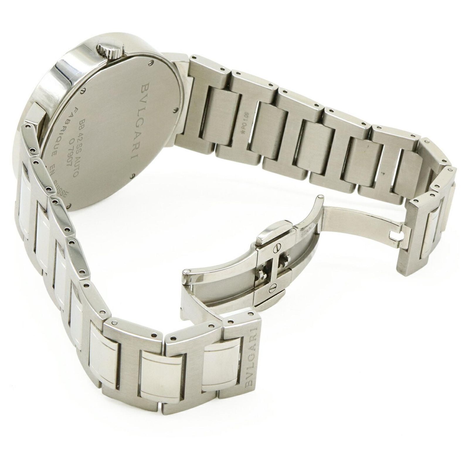 Bulgari Bvlgari Black Dial Stainless Steel Automatic Men