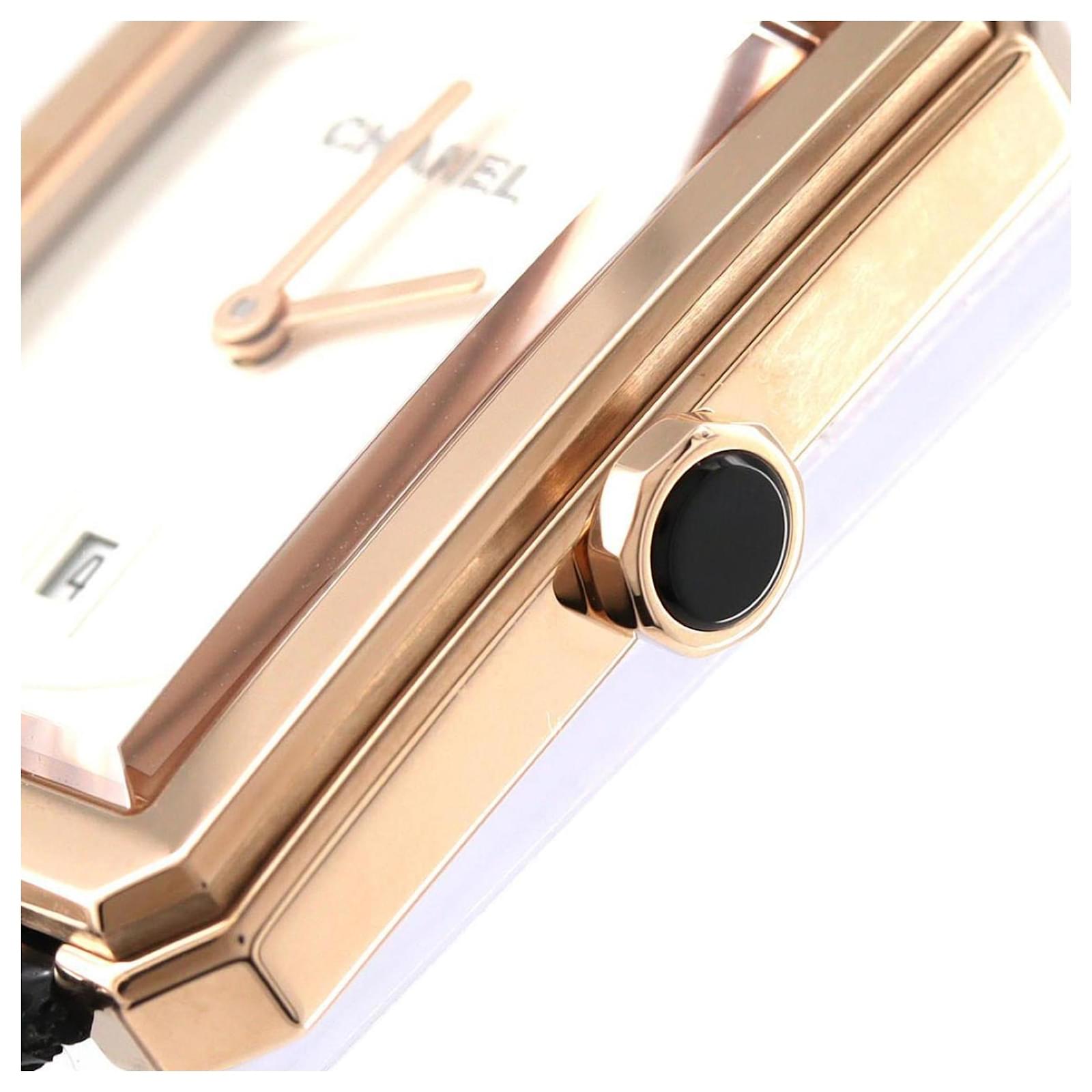 Chanel Boyfriend Beige Gold Quartz Watch Joli Closet