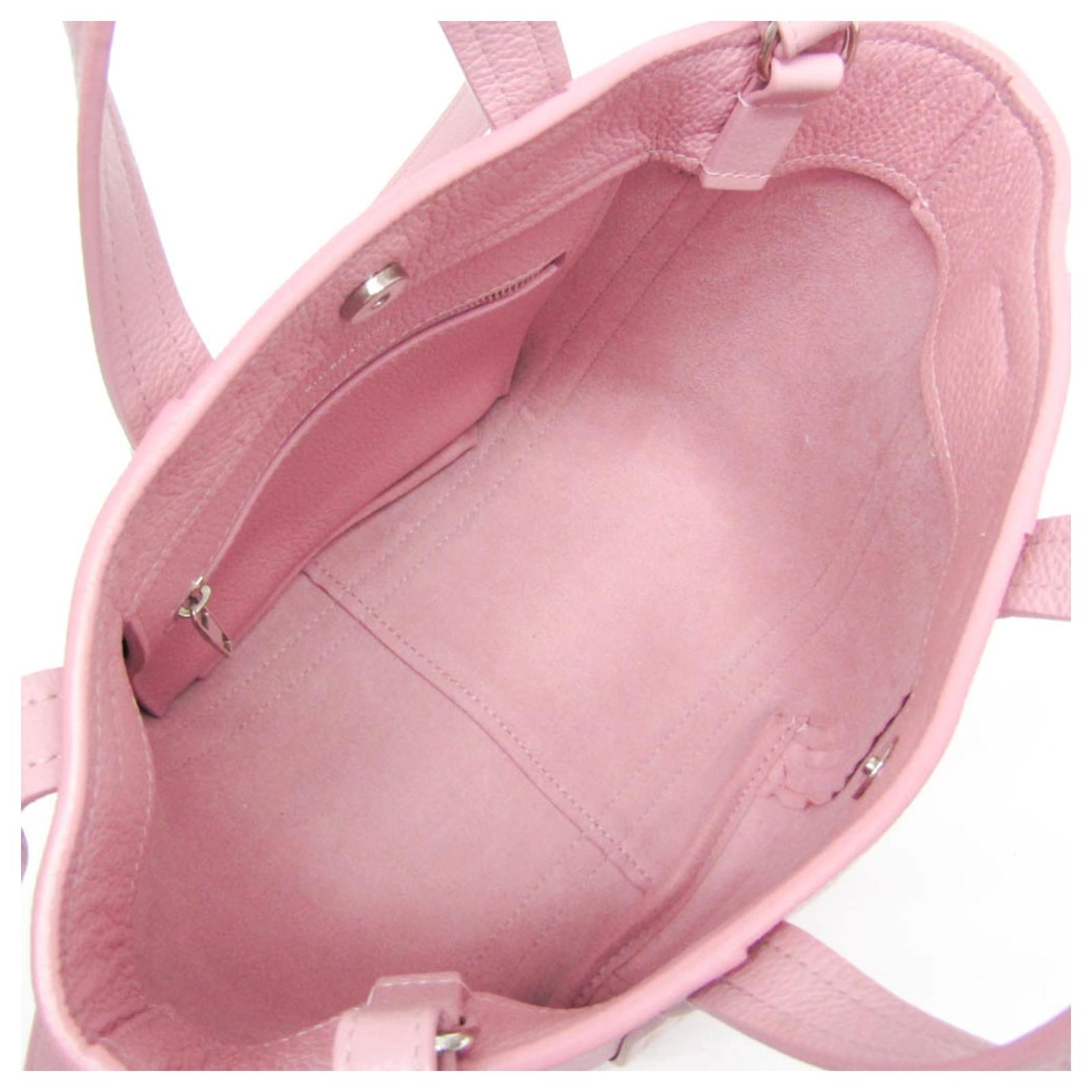 Balenciaga Everyday XS North South Shoulder Tote Bag Pink Leather