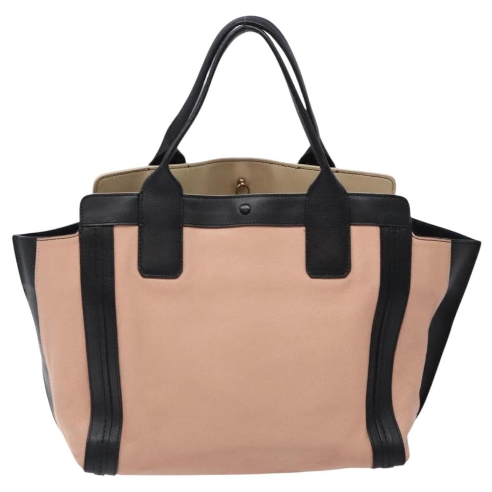 Chloé Chloe Alison East West Tote Leather Medium Pink ref