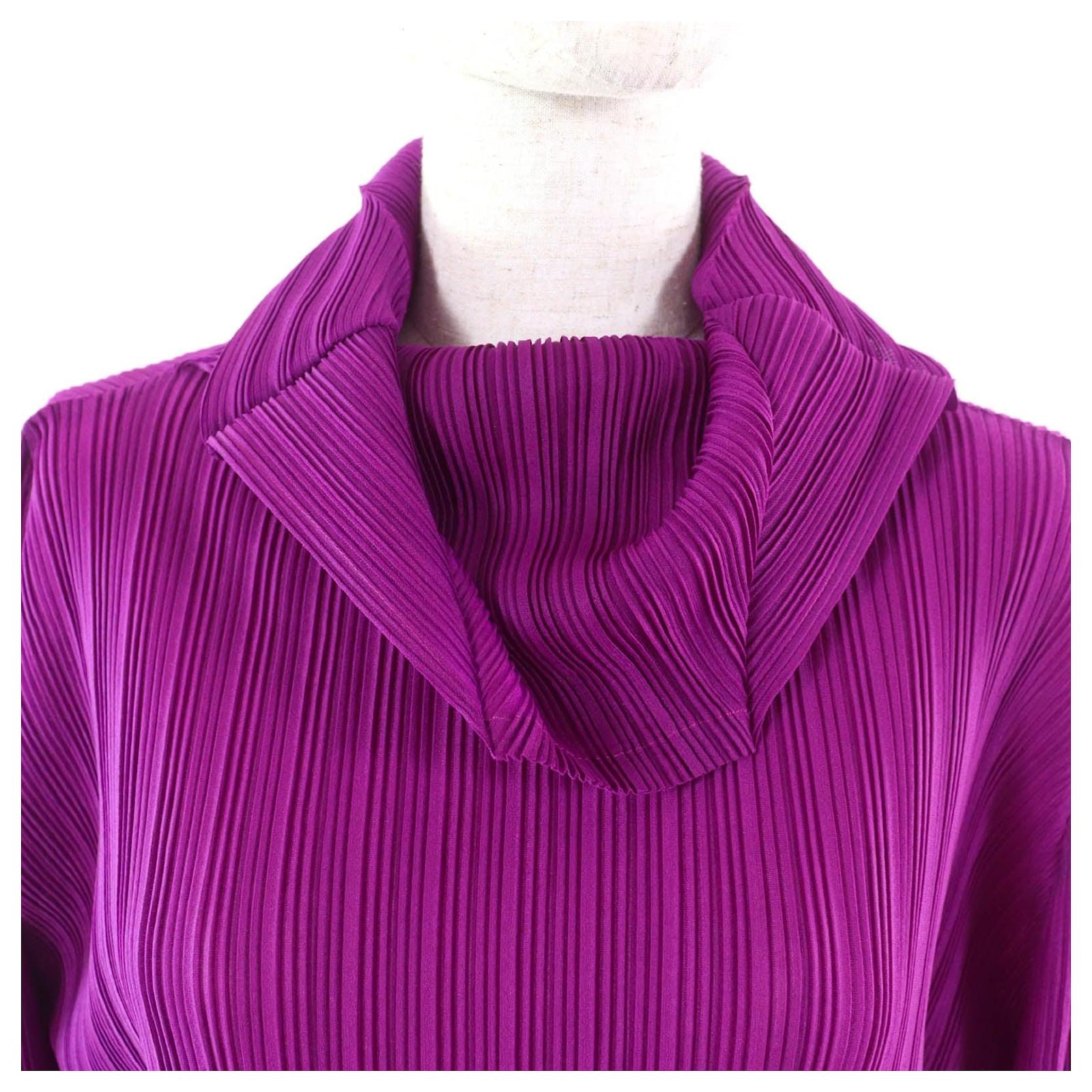 Issey Miyake PLEATS PLEASE Pleated One Piece Purple ref.2552202