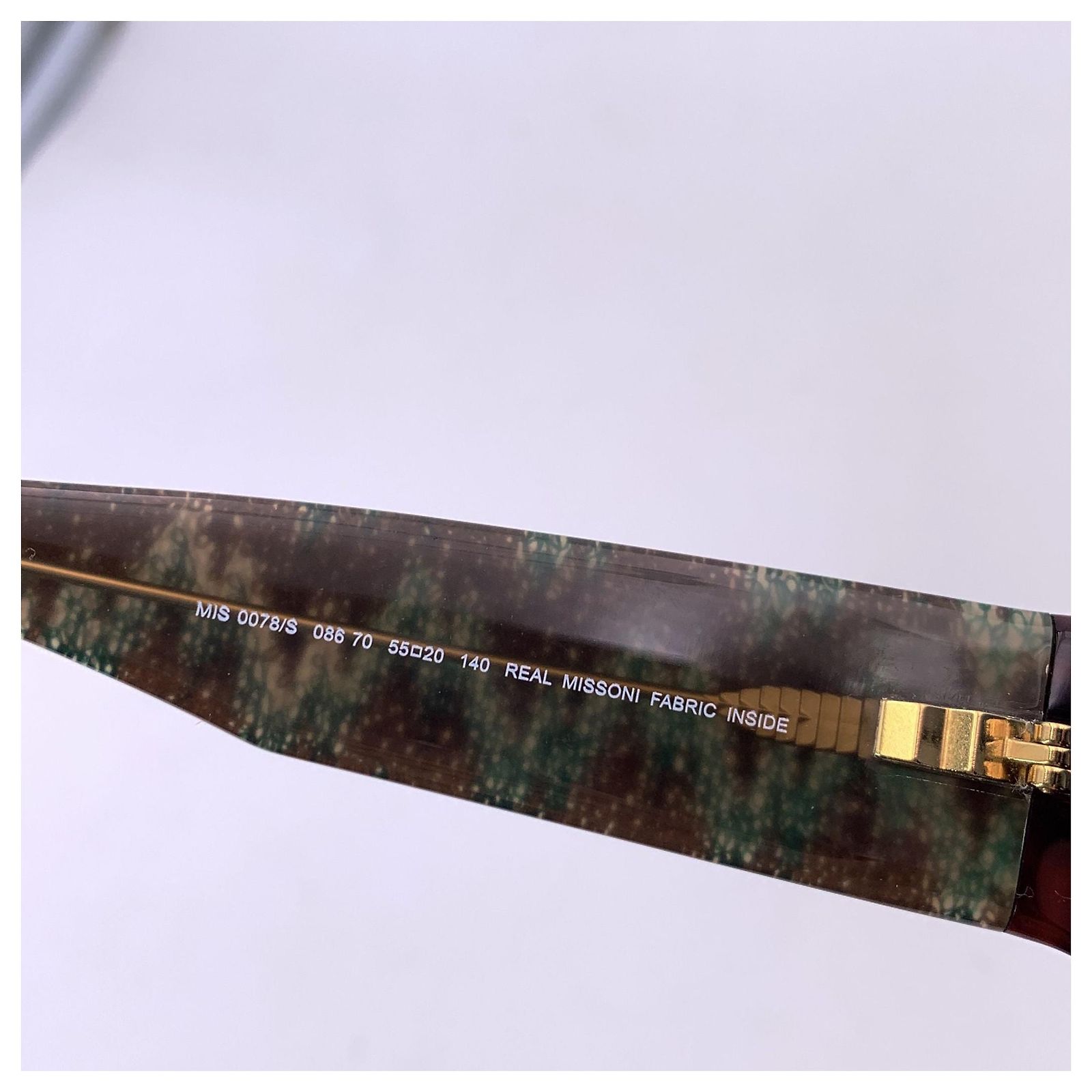 Missoni Brown Cat Eye MIS 0078/S 086 Sunglasses 55/20 140 mm 