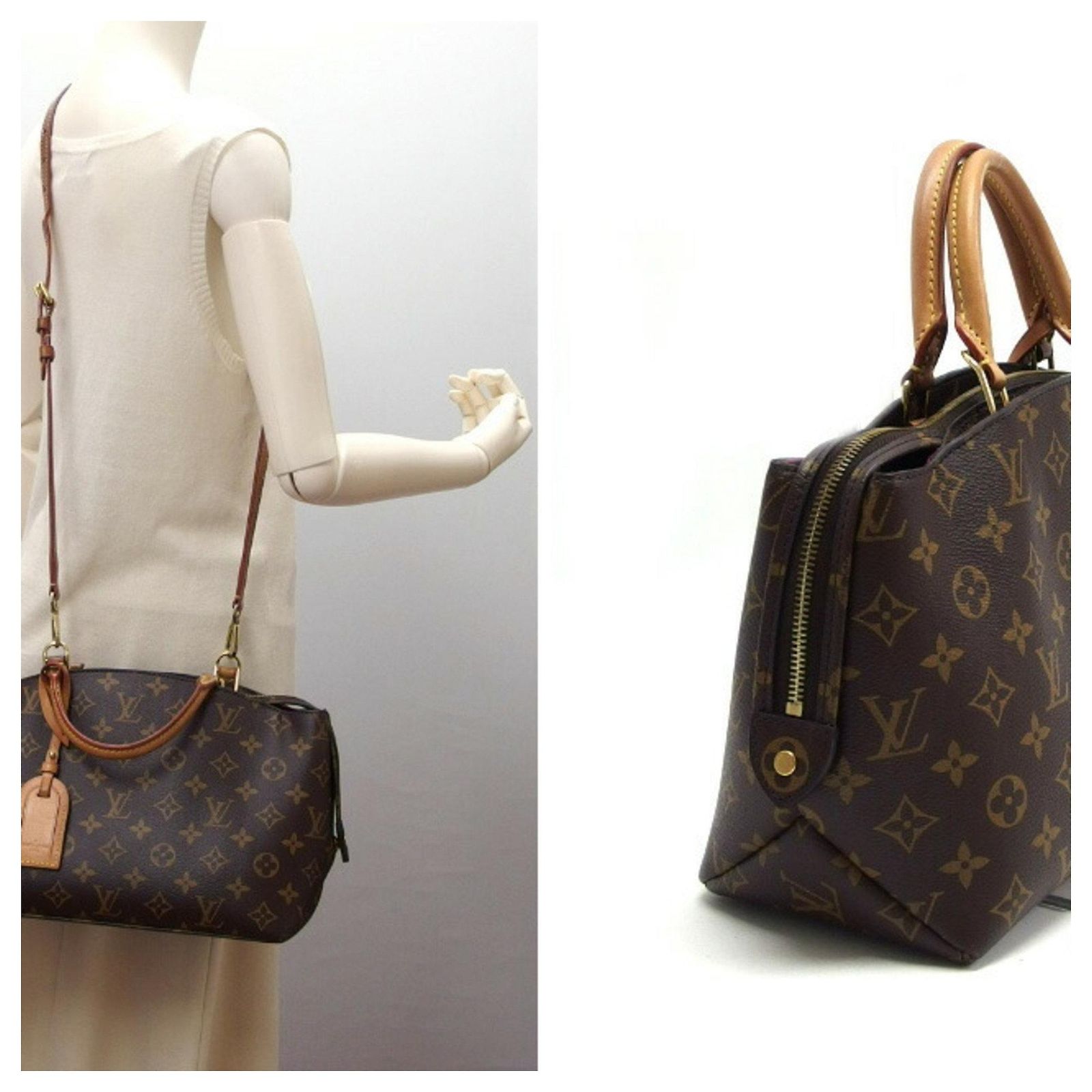 【rara】LOUIS VUITTON プティ・パレPM Louis Vuitton Monogram Petit Palais PM Handbag ref.2558172 - Joli