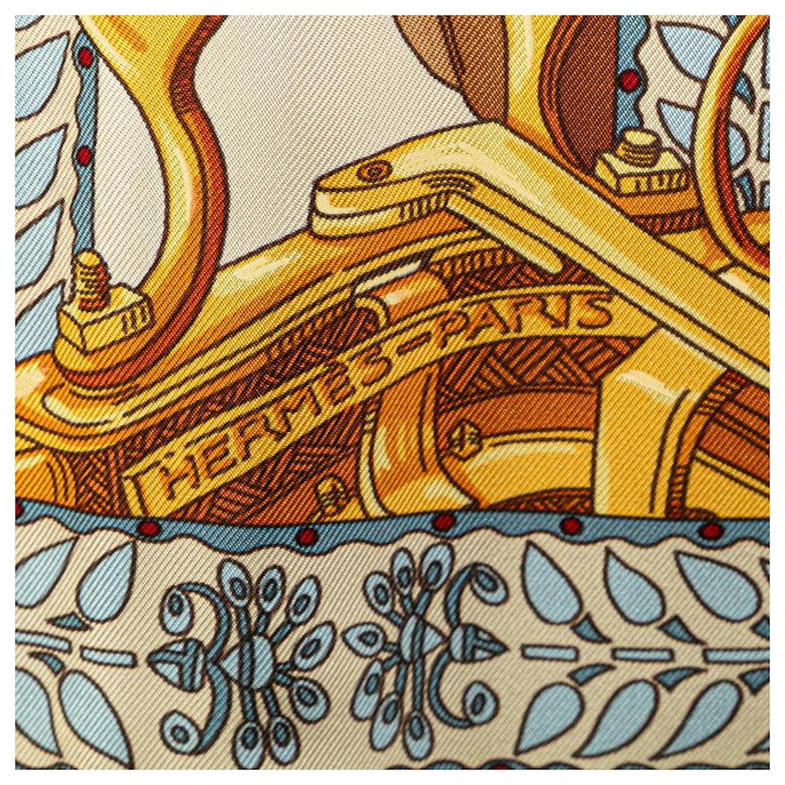 1990's La Danse Du Cheval Marwari Hermés Scarf in Box main image 1