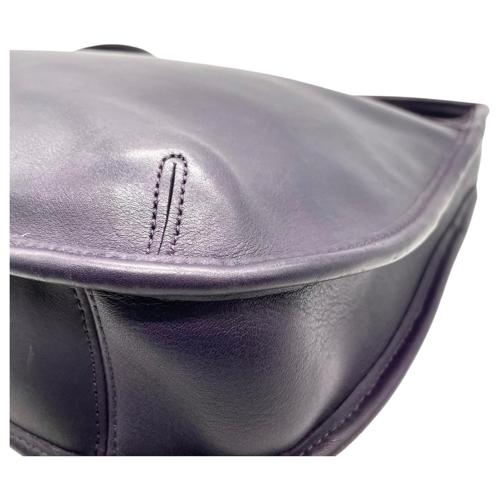 Vintage Coach Ergo Hobo Shoulder Bag Purple Leather ref.JC2560834
