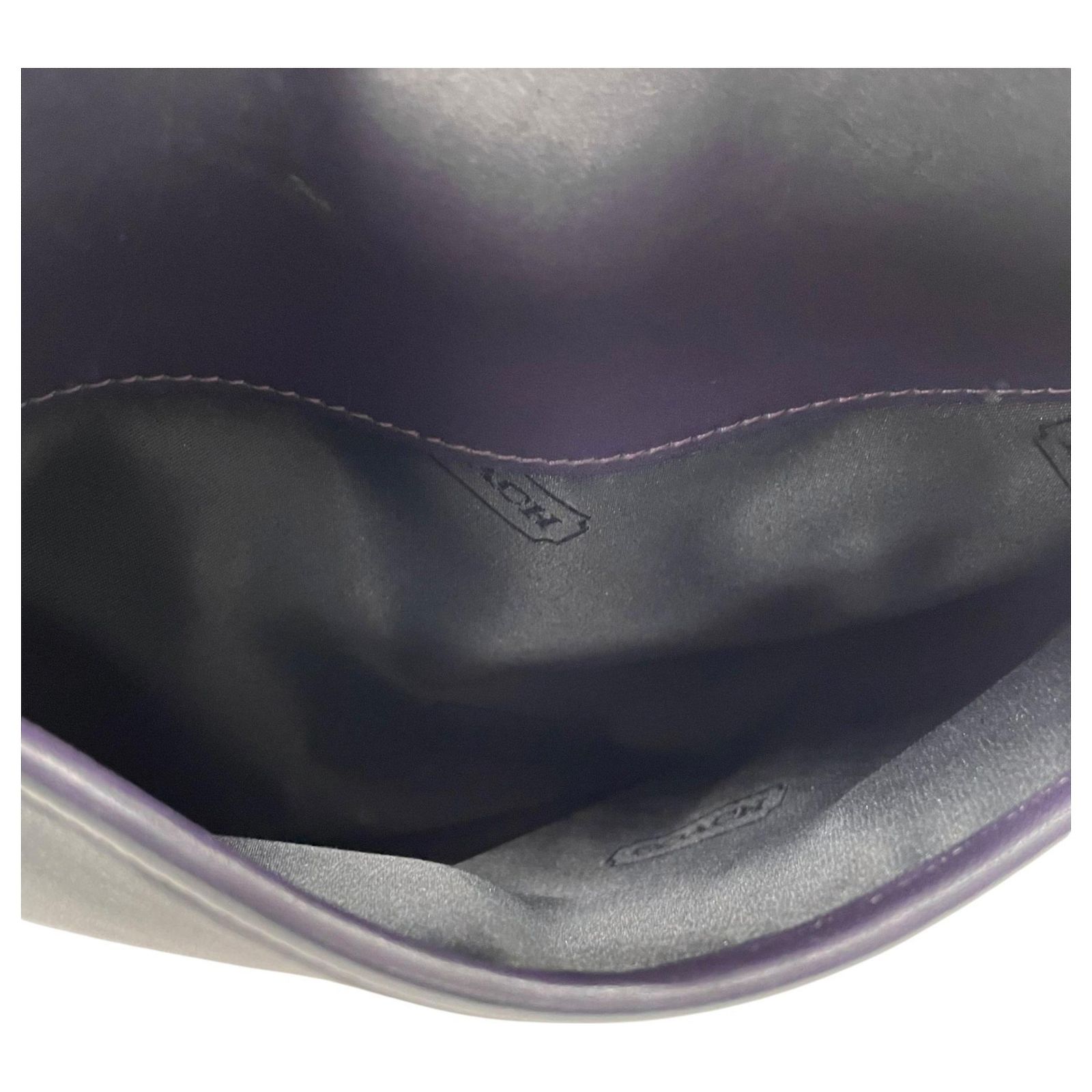Vintage Coach Ergo Hobo Shoulder Bag Purple Leather ref.JC2560834 
