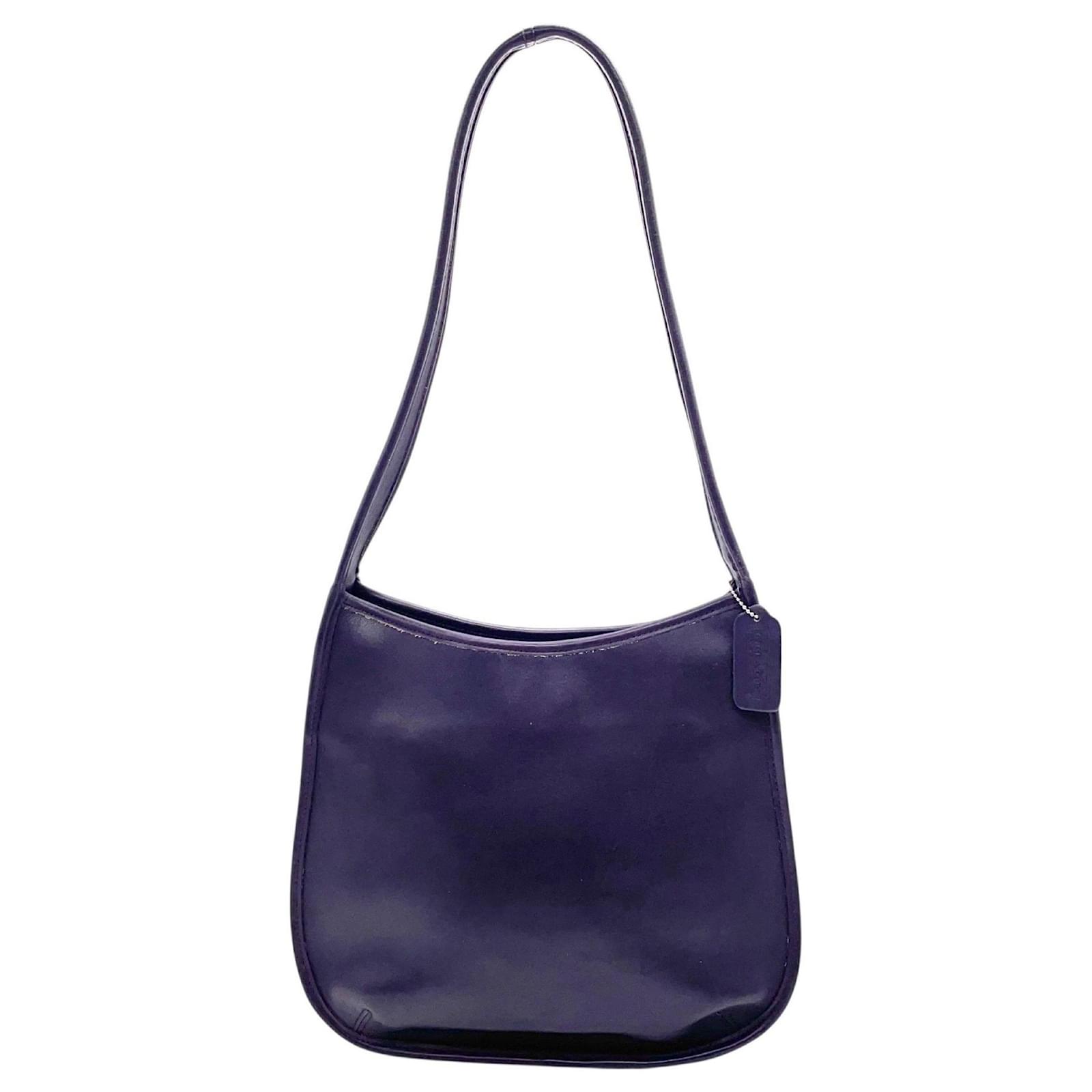 Vintage Coach Ergo Hobo Shoulder Bag Purple Leather ref.2560834