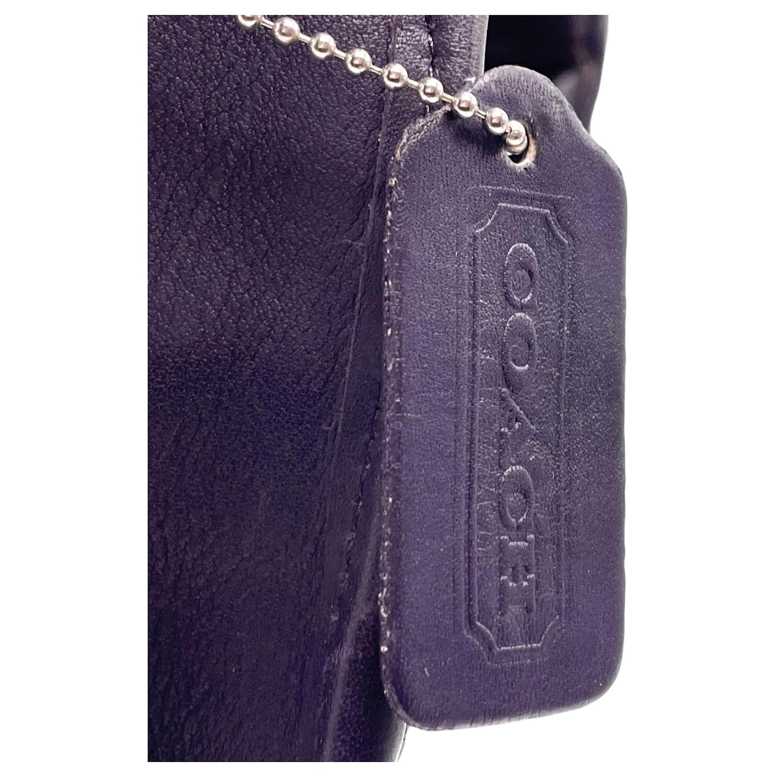 Vintage Coach Ergo Hobo Shoulder Bag Purple Leather ref.JC2560834