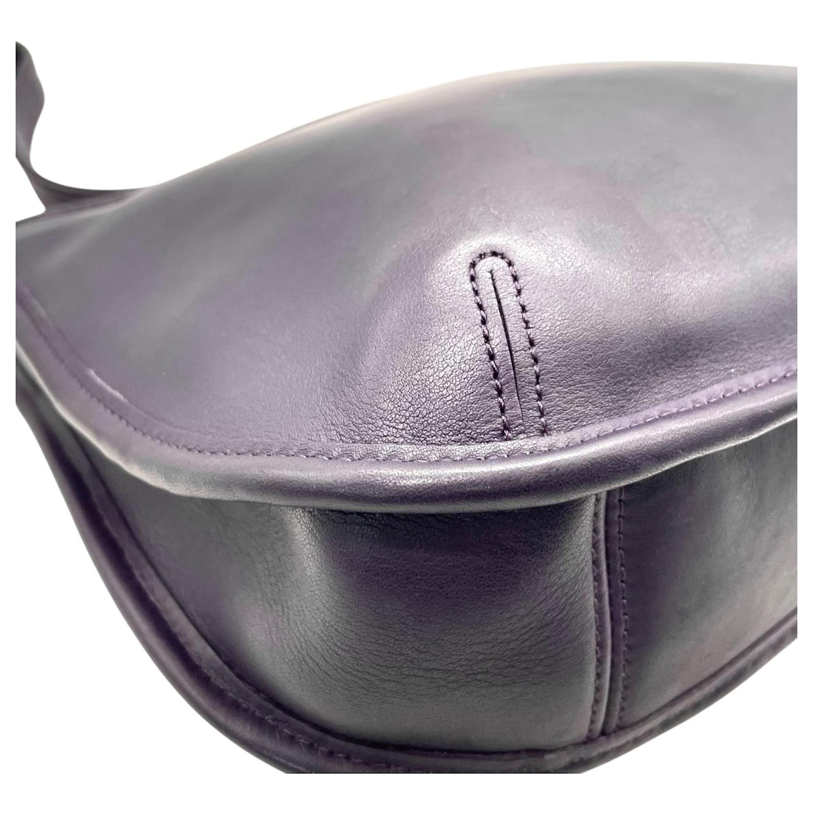 Vintage Coach Ergo Hobo Shoulder Bag Purple Leather ref.JC2560834