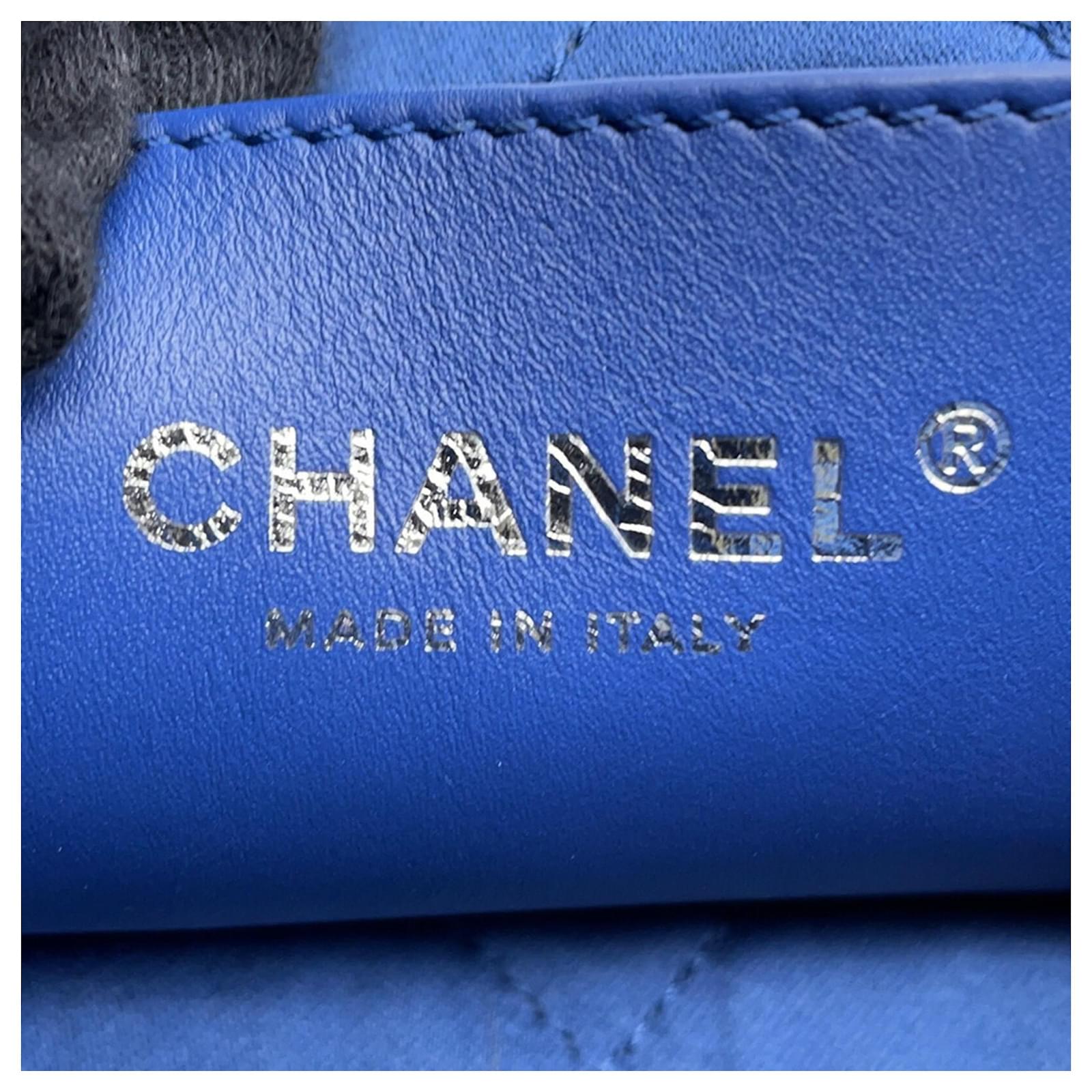 Chanel 22 Mini Coco Mark Denim Handbag Blue ref.JC2563206 (Sold