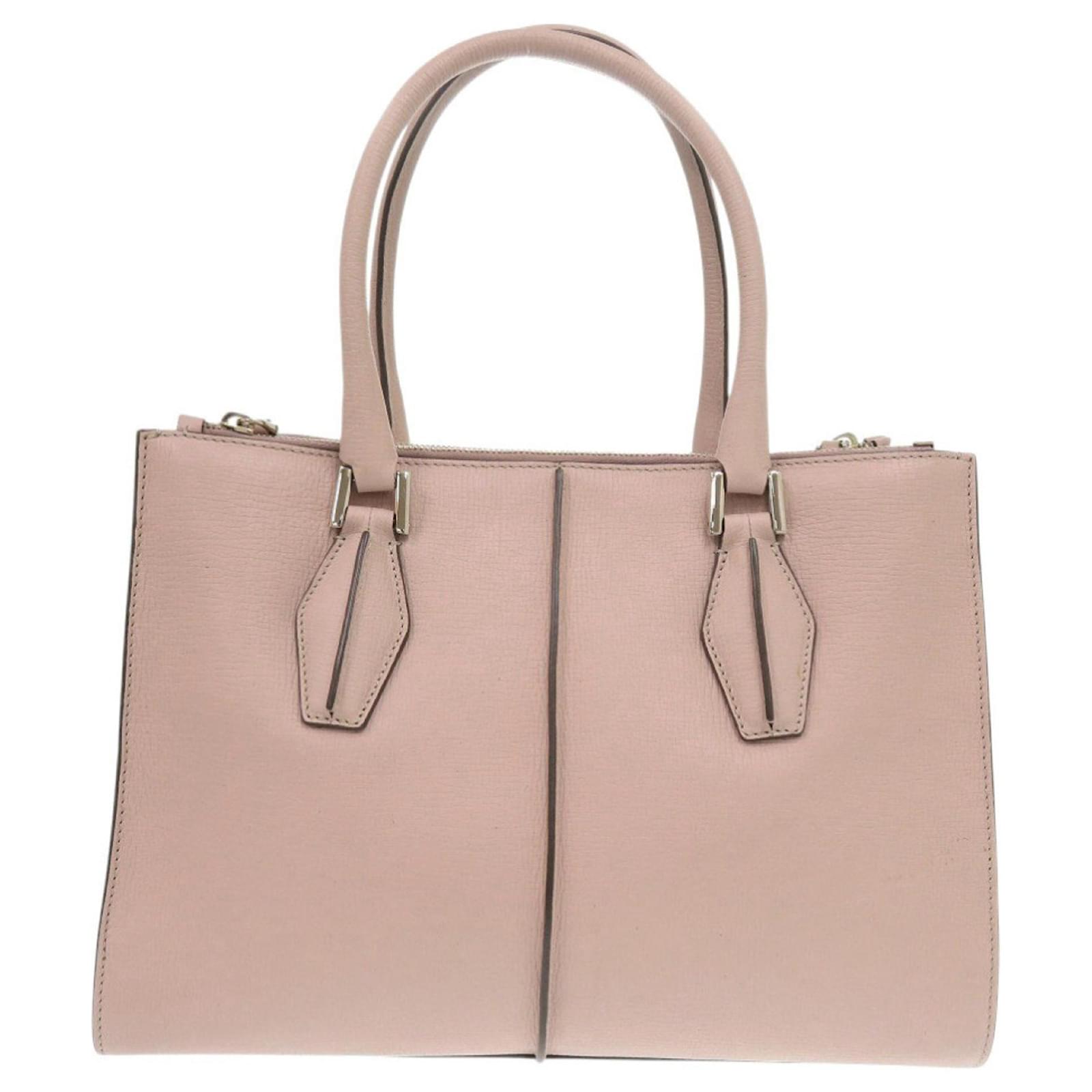 Tod's D-Styling Tote Bag Pink Leather ref.2564879 - Joli Closet