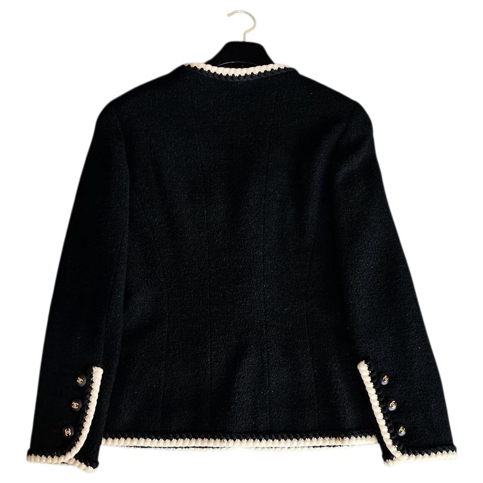 Chanel Jacket Black Tweed ref.JC2565881 (Sold) - Joli Closet