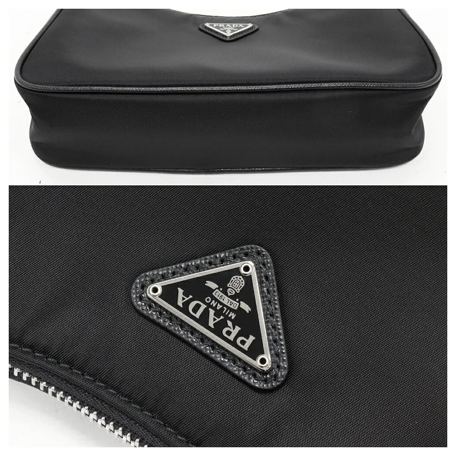 Prada Nylon Chain Shoulder Bag Black ref.2567407 - Joli Closet