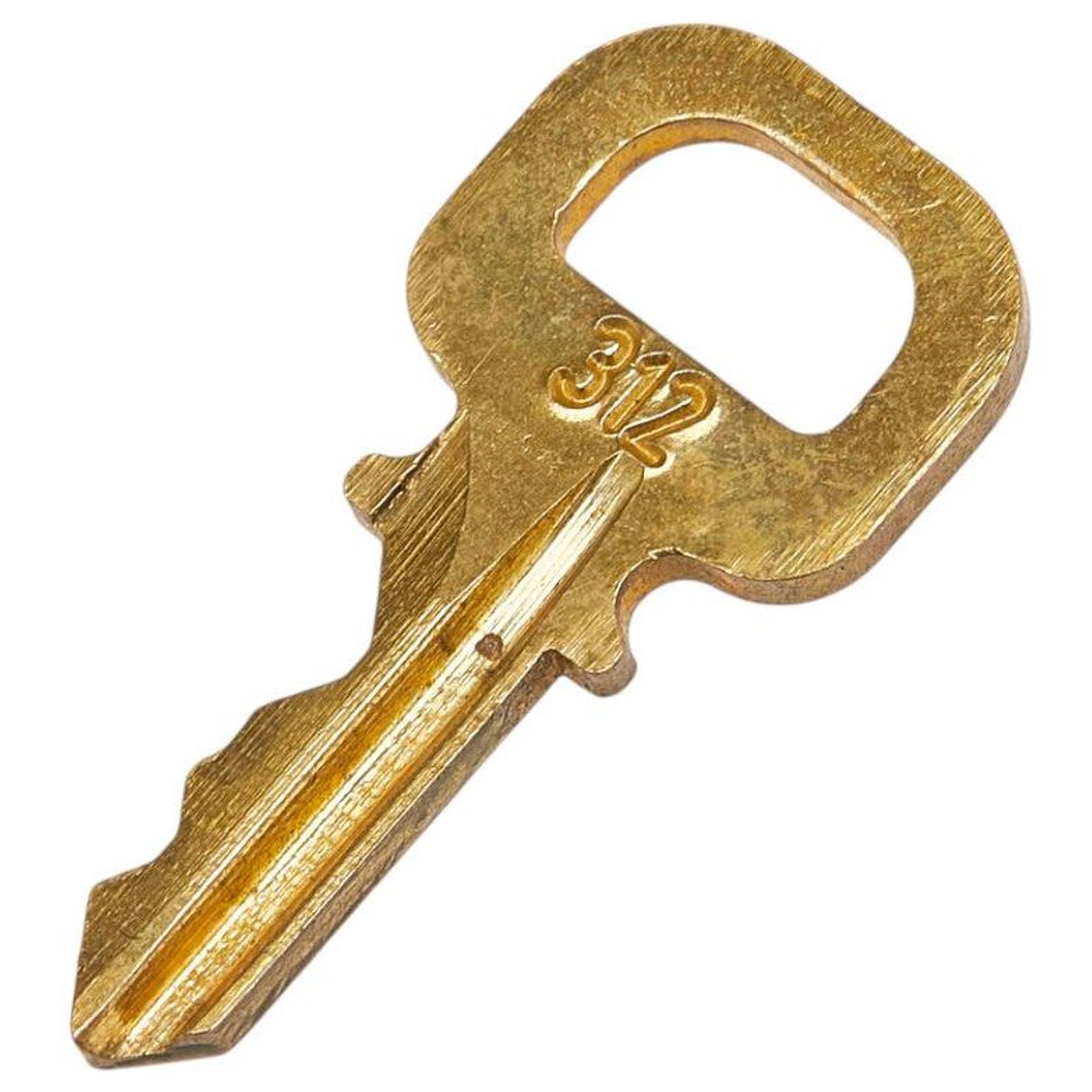 Louis Vuitton Cadena Padlock Set Golden Metal Gold-plated  Authentic LOUIS VUITTON LV 10 SET PADLOCK KEY BAG CHARM CADENA GOLD PLATED main image 0