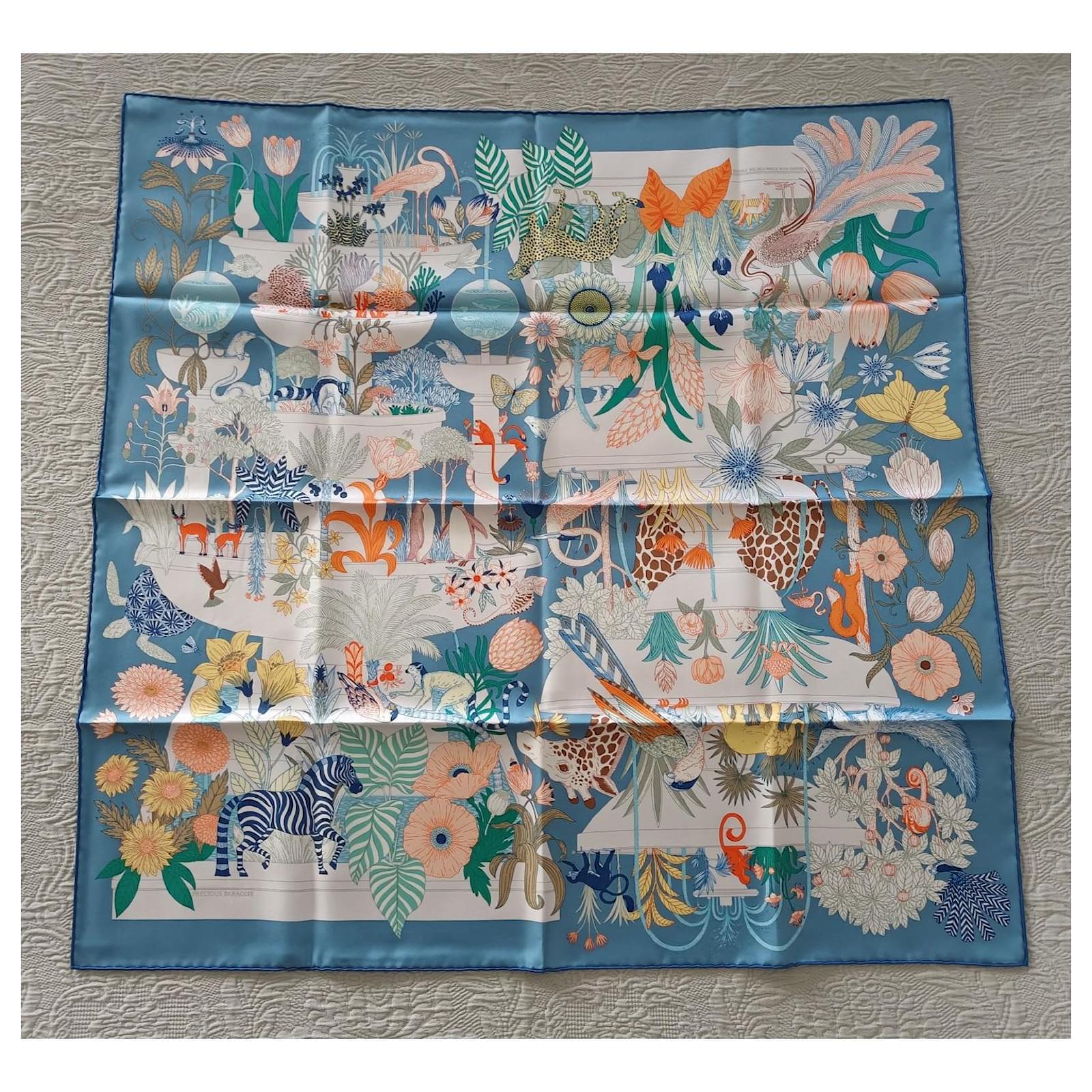 新品未使用【HERMES】カレ90 PRECIOUS PARADISE Very limited Ed. (100 copies) Hermès scarf 90 