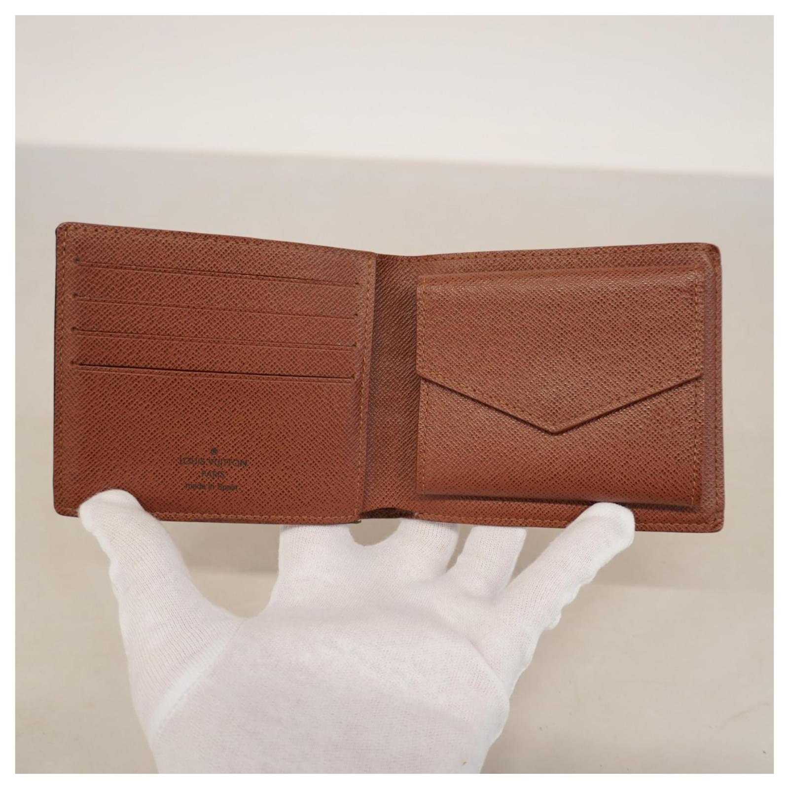 Portafoglio Marco NM Marrone Monogramma Louis Vuitton per Uomo ref