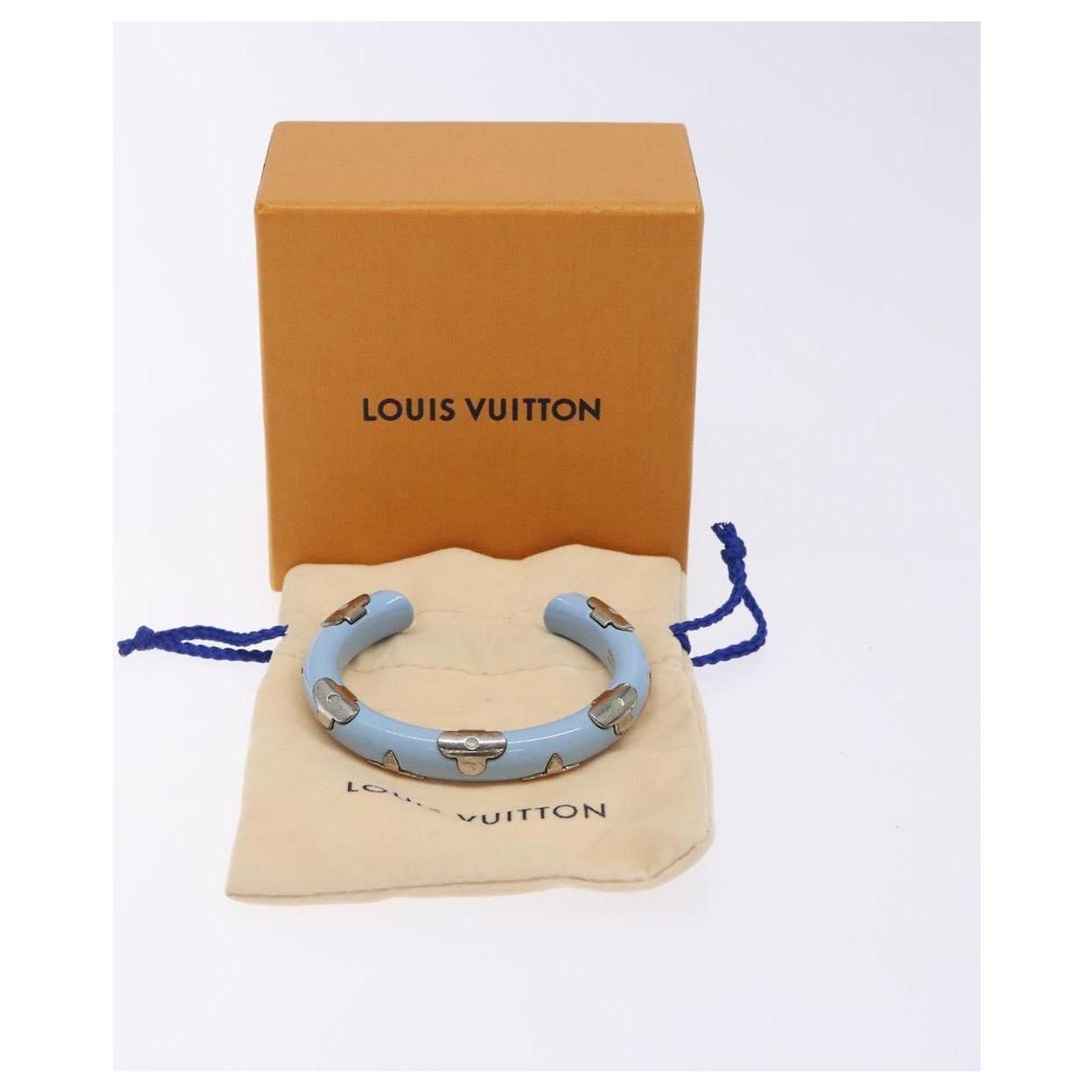 Louis Vuitton Daily Monogram Bracelet Metal Blue ref.2579809 