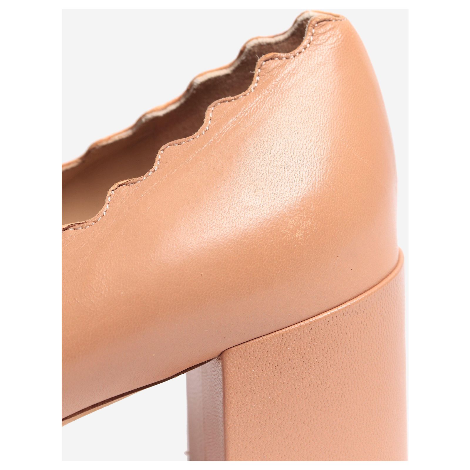 Talons Cuir Antelope Taille 39 - Marron - Neufs Sans Étiquette