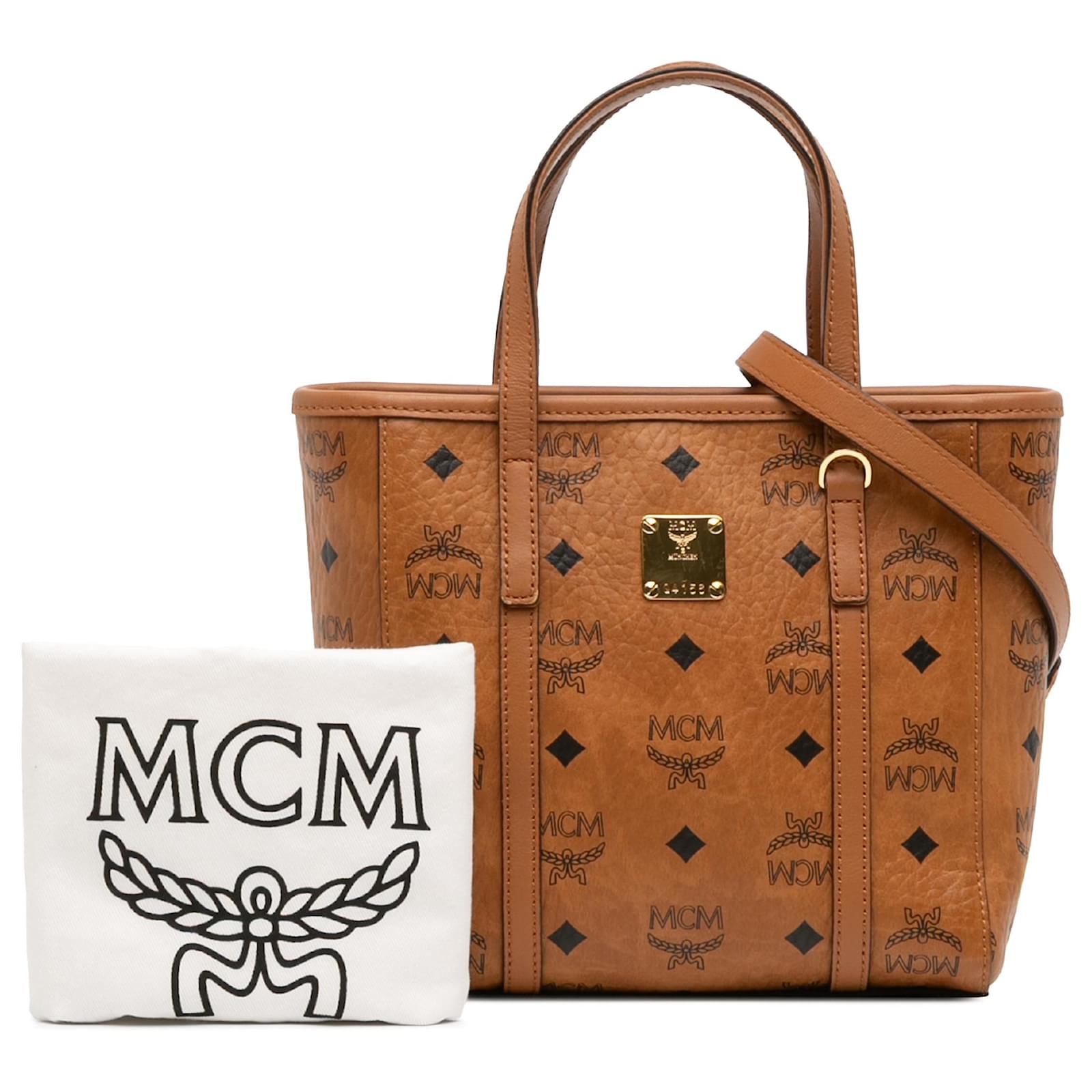 MCM Sac fourre-tout Toni à fermeture éclair supérieure en toile