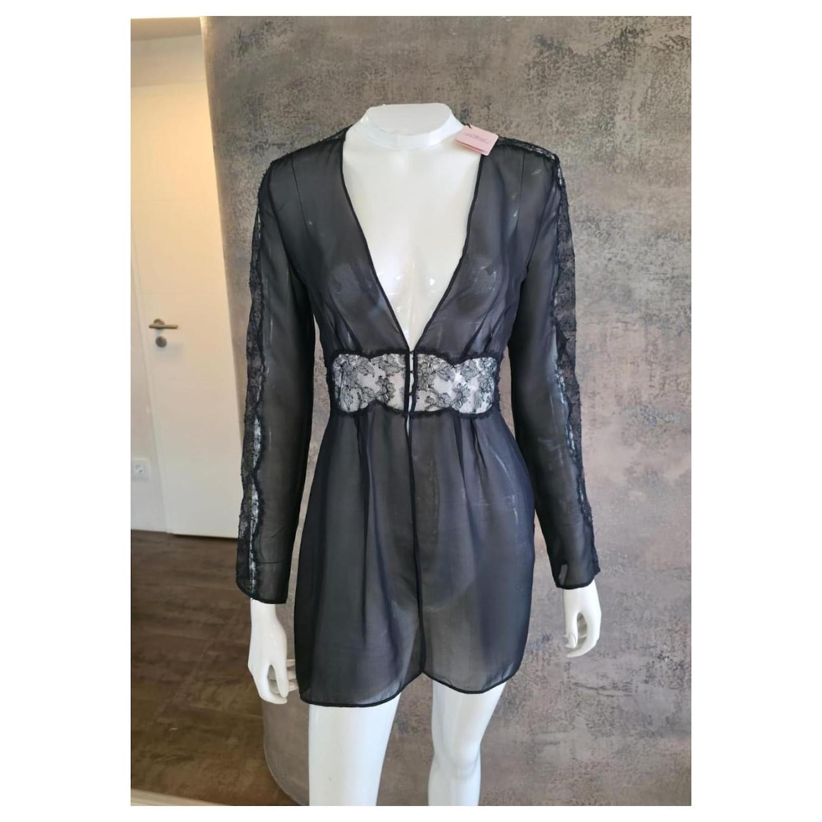 Agent Provocateur Nightgown Black Silk ref.2584512 - Joli Closet
